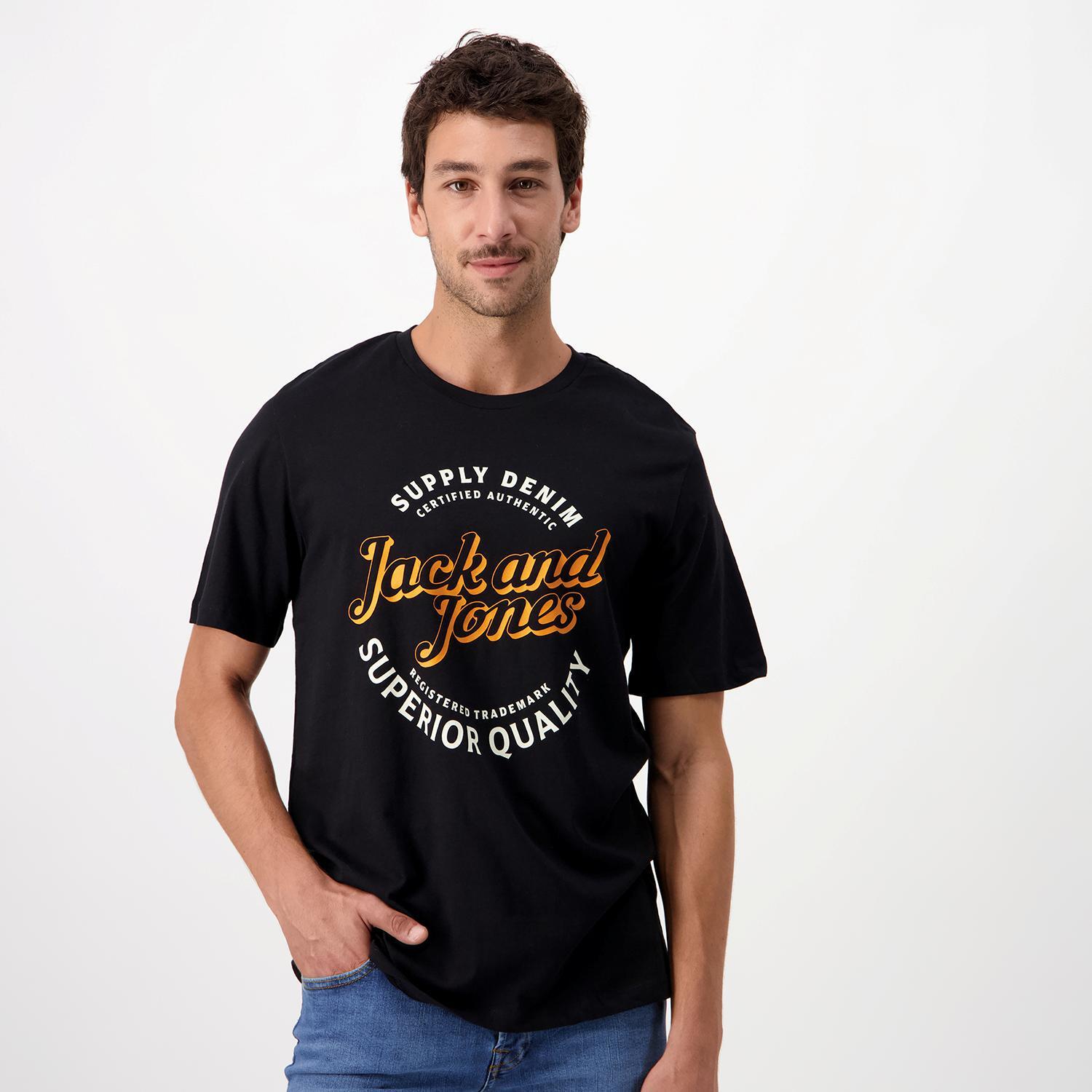 Jack & jones Circular Zwart T-shirt Heren