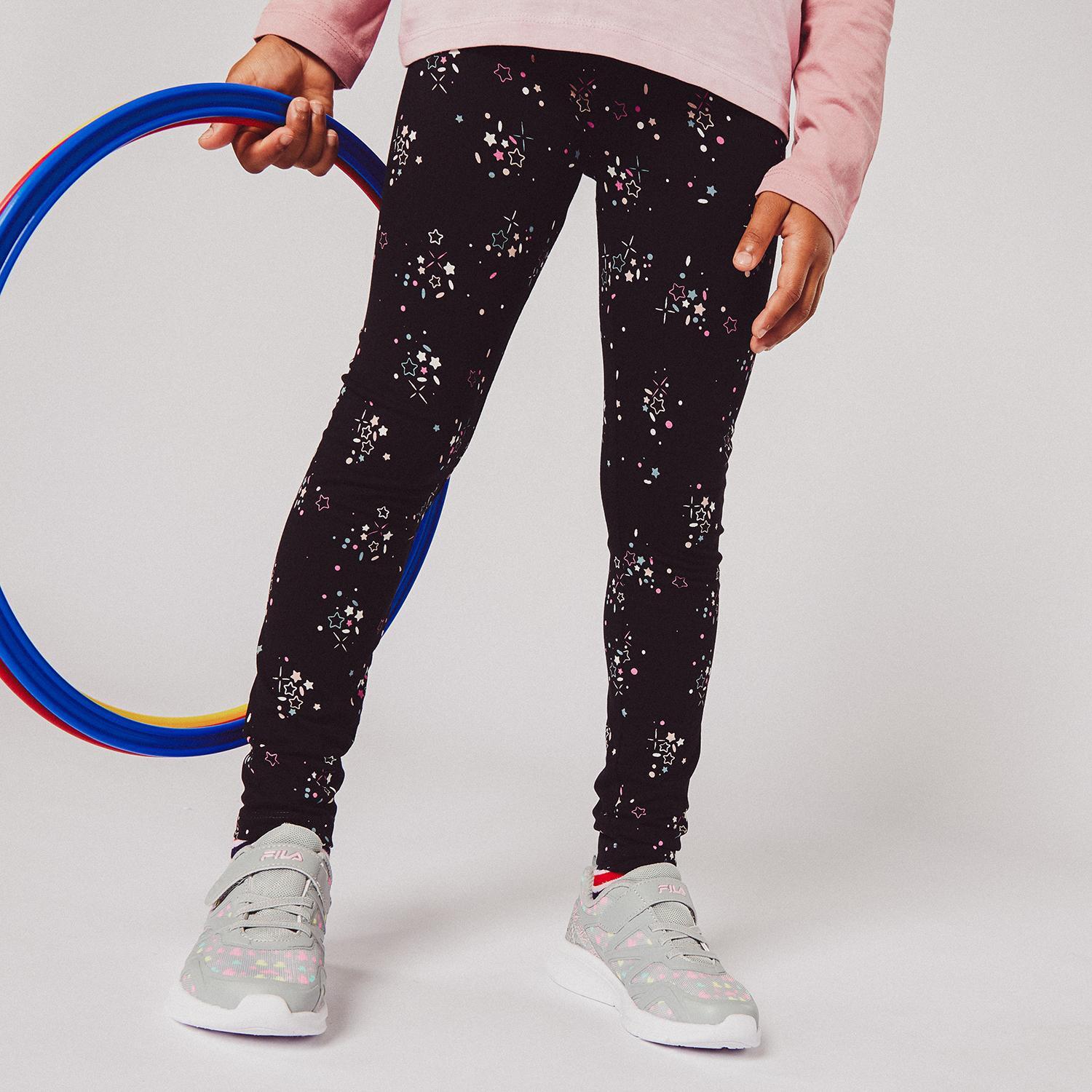 Basic - Negro - Leggings Niña talla 8