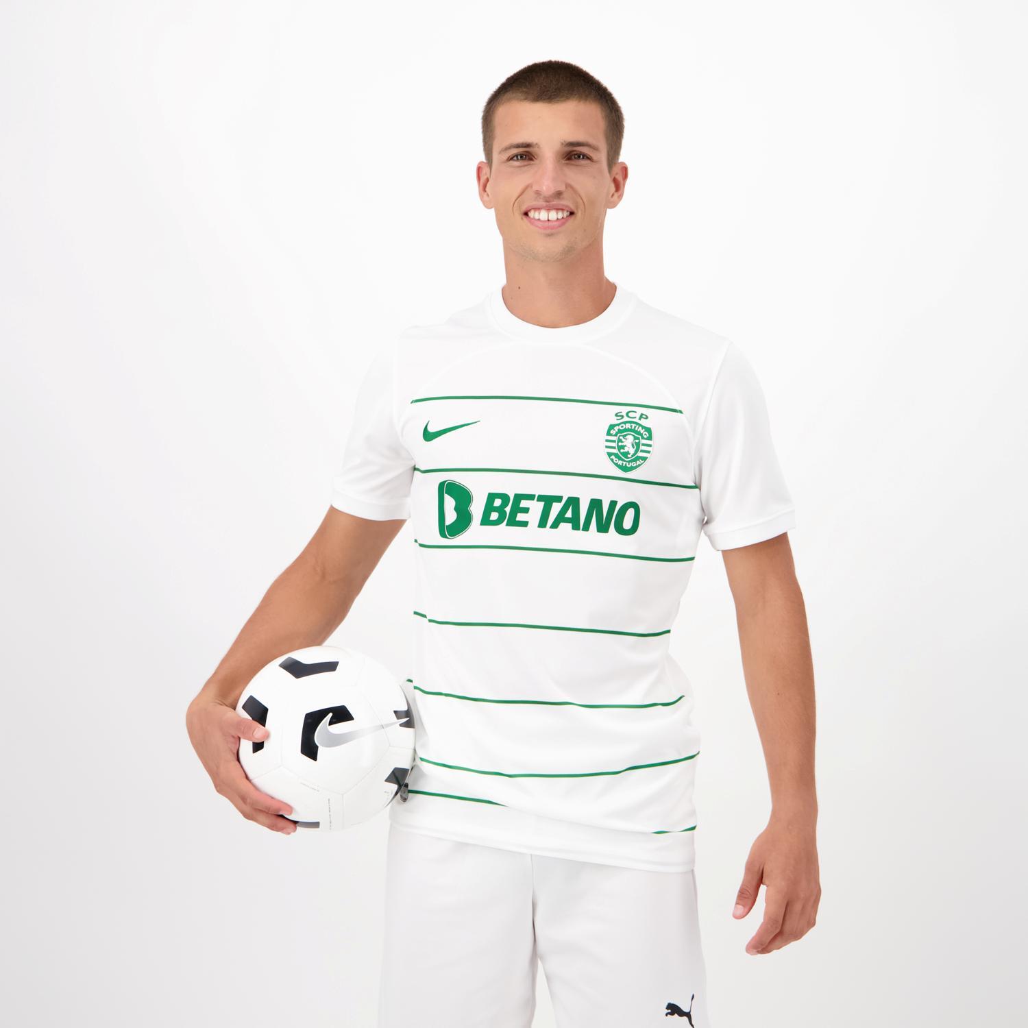Nike Sporting - Blanco - Camiseta Fútbol Hombre talla M