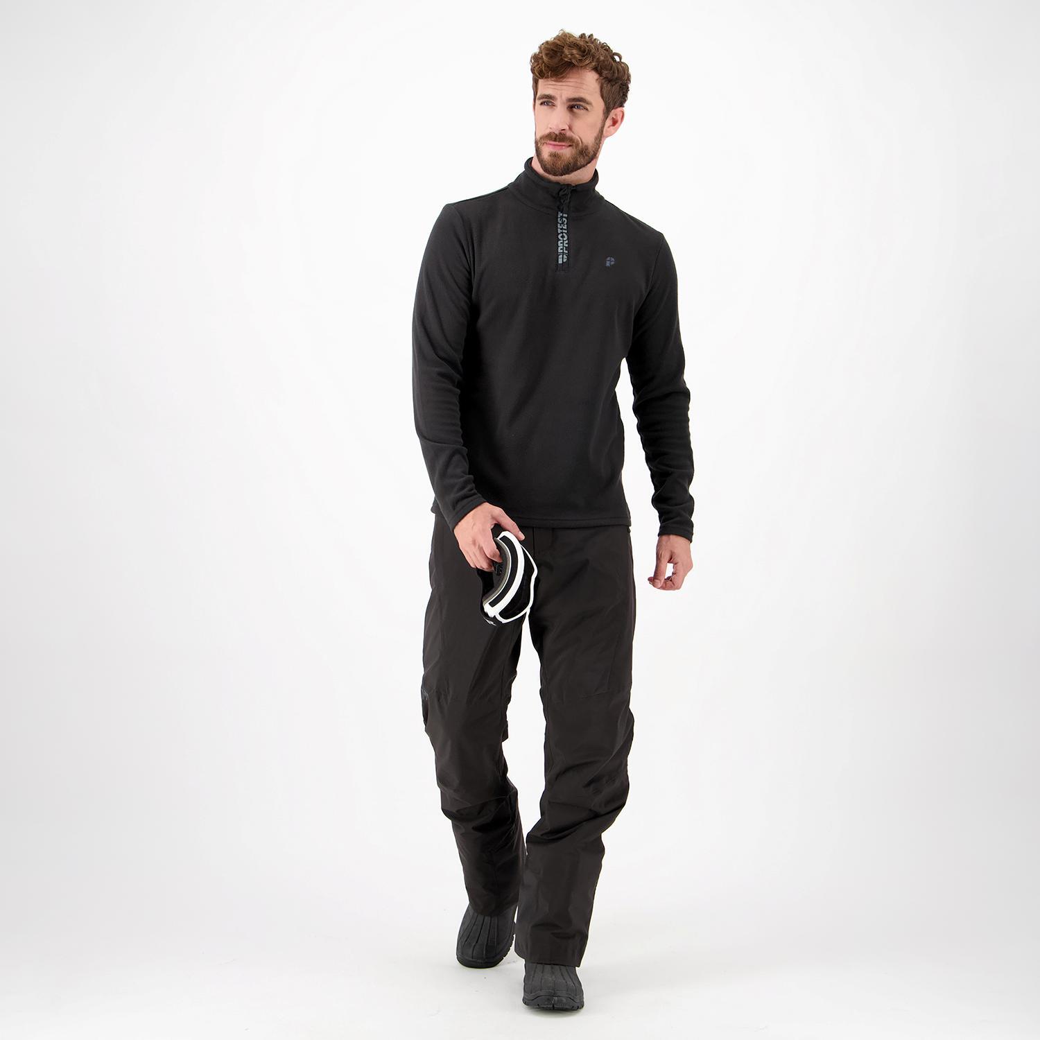 Protest Perfecto Zwart Fleece Heren