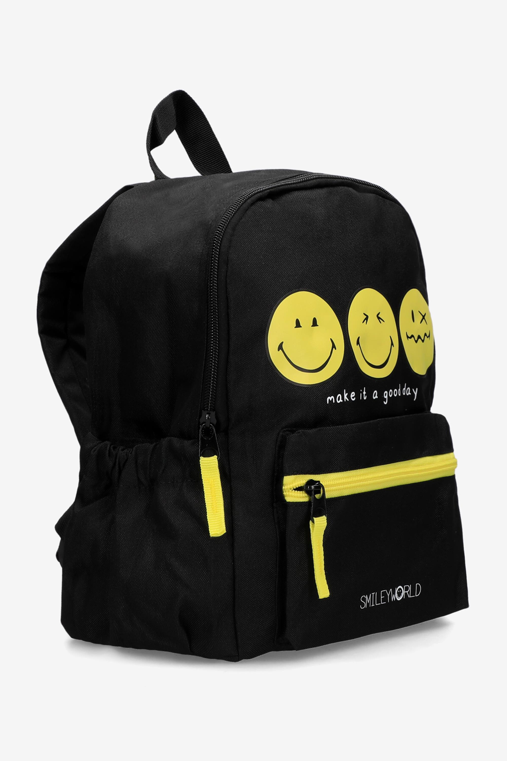 Minimochila SmileyWorld® - Negro - Minimochila Unisex talla T.U.