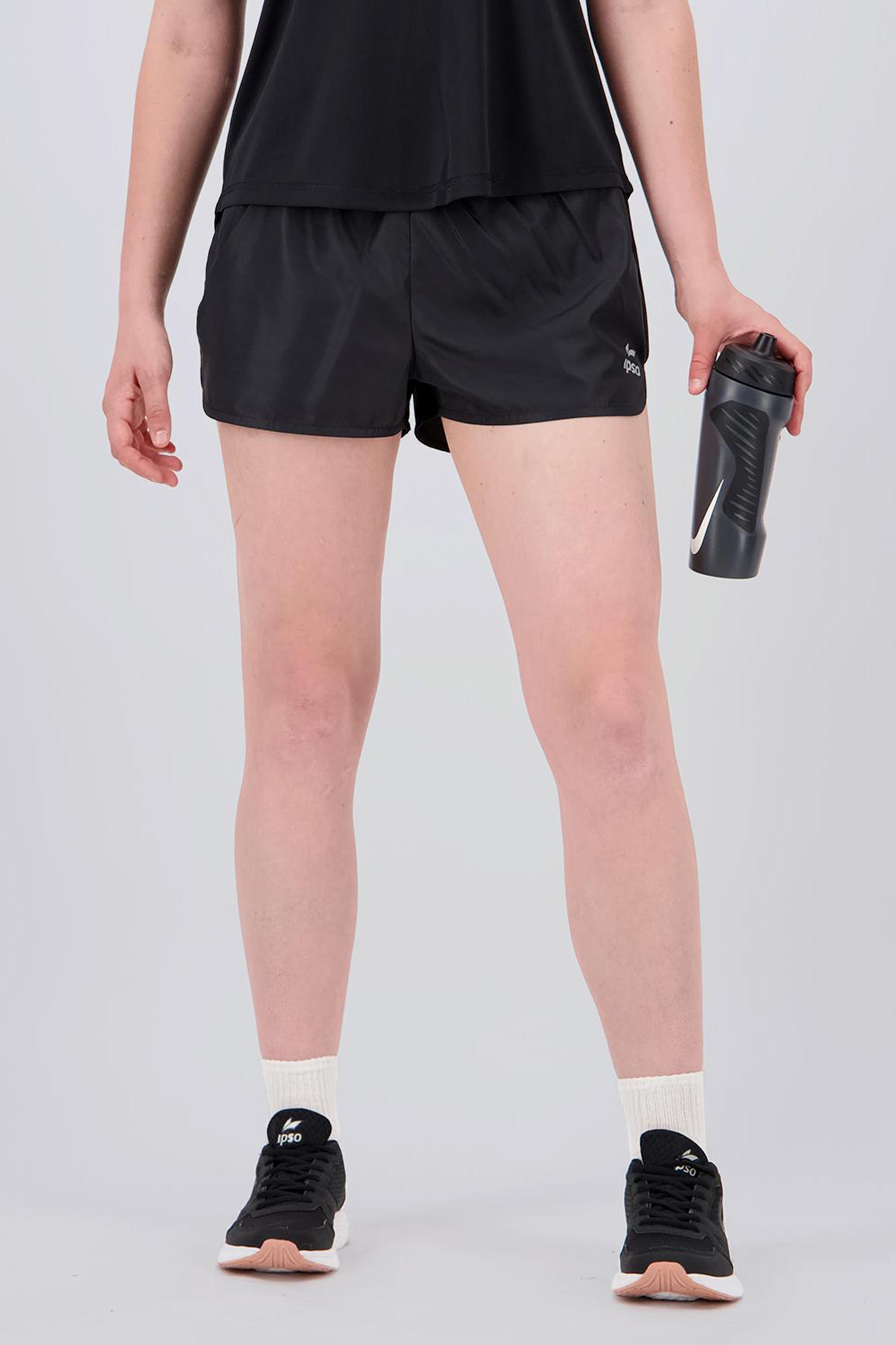 Pantalón Ipso - Negro - Pantalón Corto Mujer talla