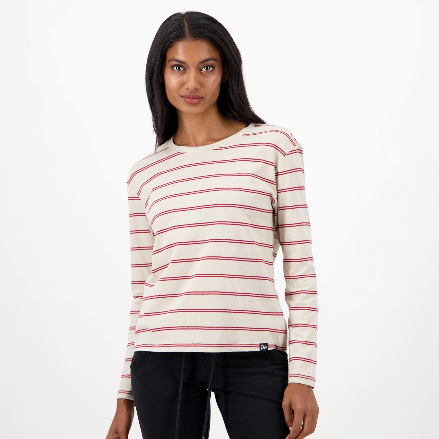 Up Basic - Marrón - Camiseta Manga Larga Mujer talla S