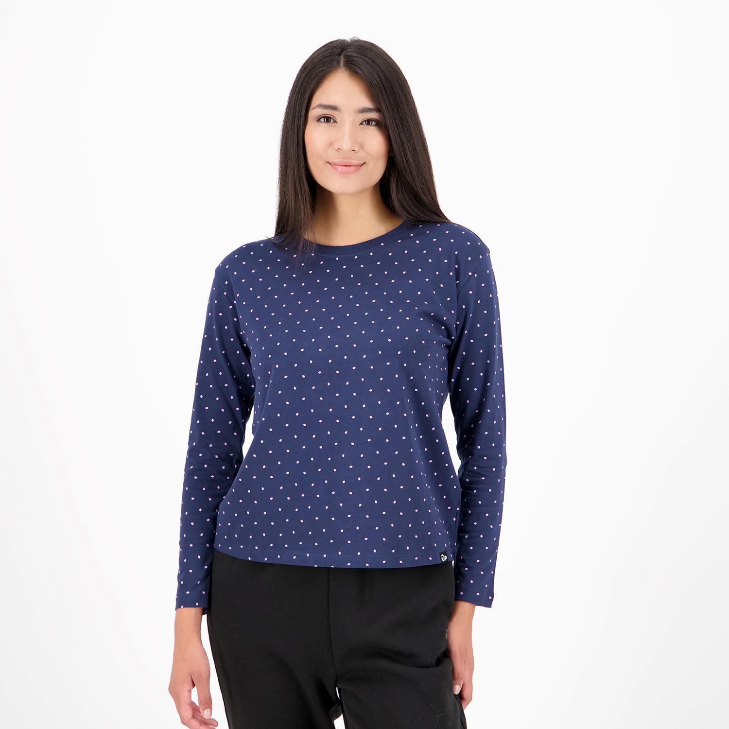 Up Basic - Marino - Camiseta Manga Larga Mujer talla 2XL
