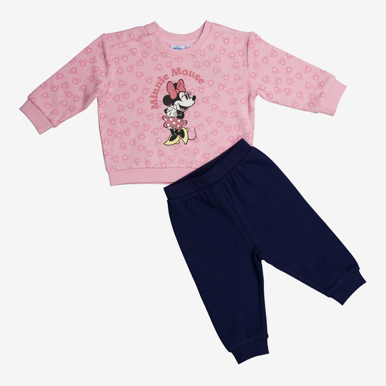 Chándal Minnie - Rosa - Chándal Bebé Disney talla 9M