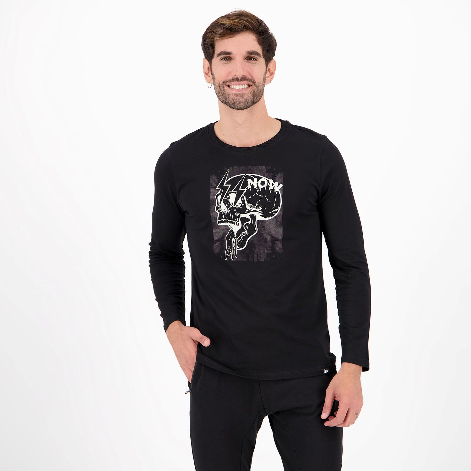Up Stamps Zwart T-shirt Heren
