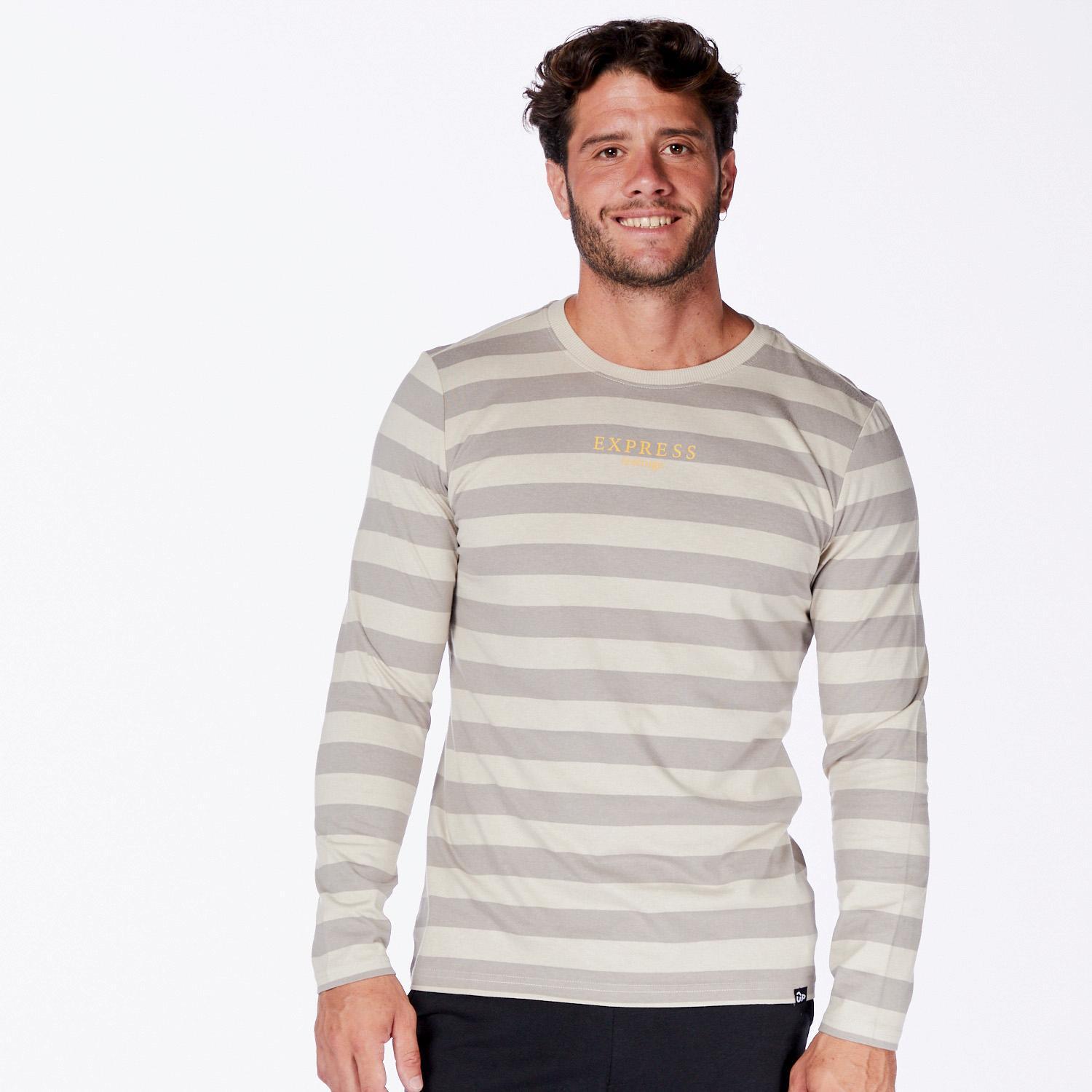 Up Stamps Bruin T-shirt Heren