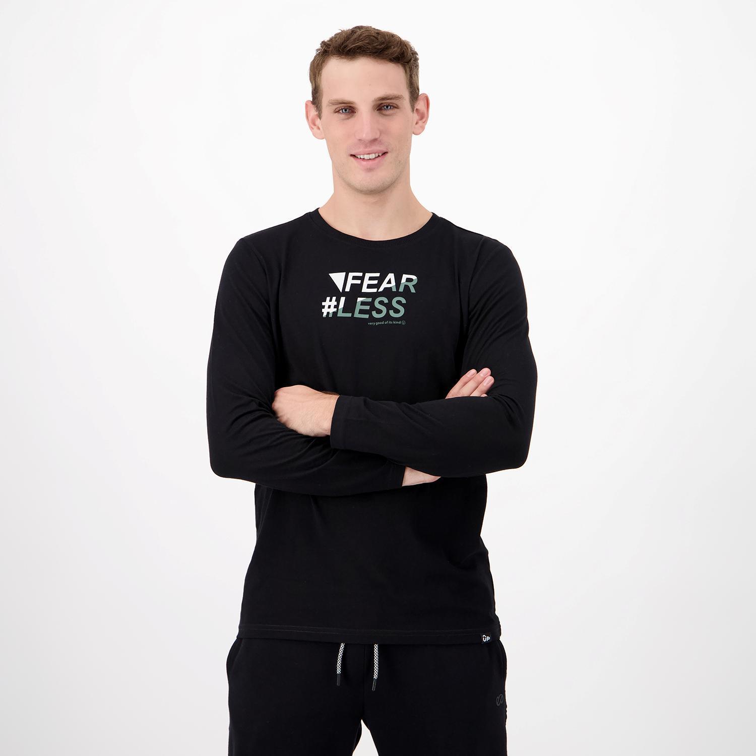 Up Stamps Zwart T-shirt Heren