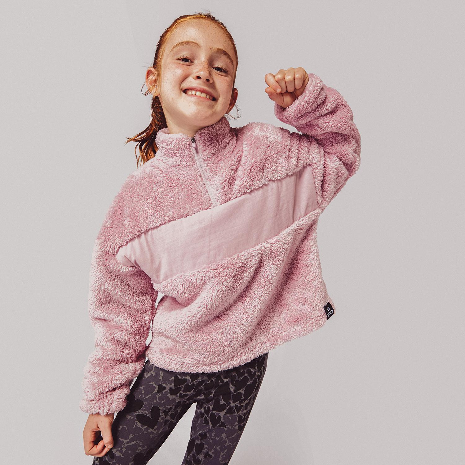 Silver Sweatshirt van Roze Sweatshirt voor meisjes