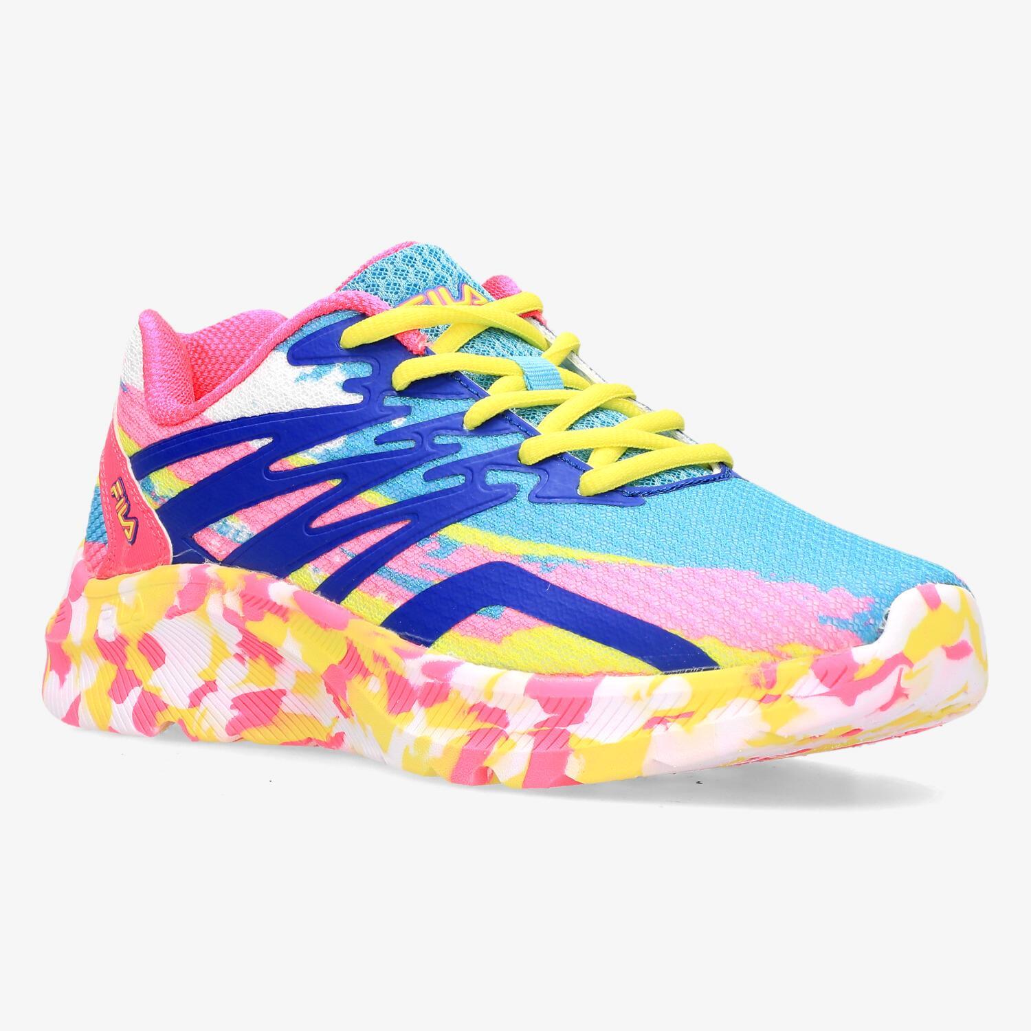 Fila Memory Sequence Mashup Blauw Hardloopschoenen Dames