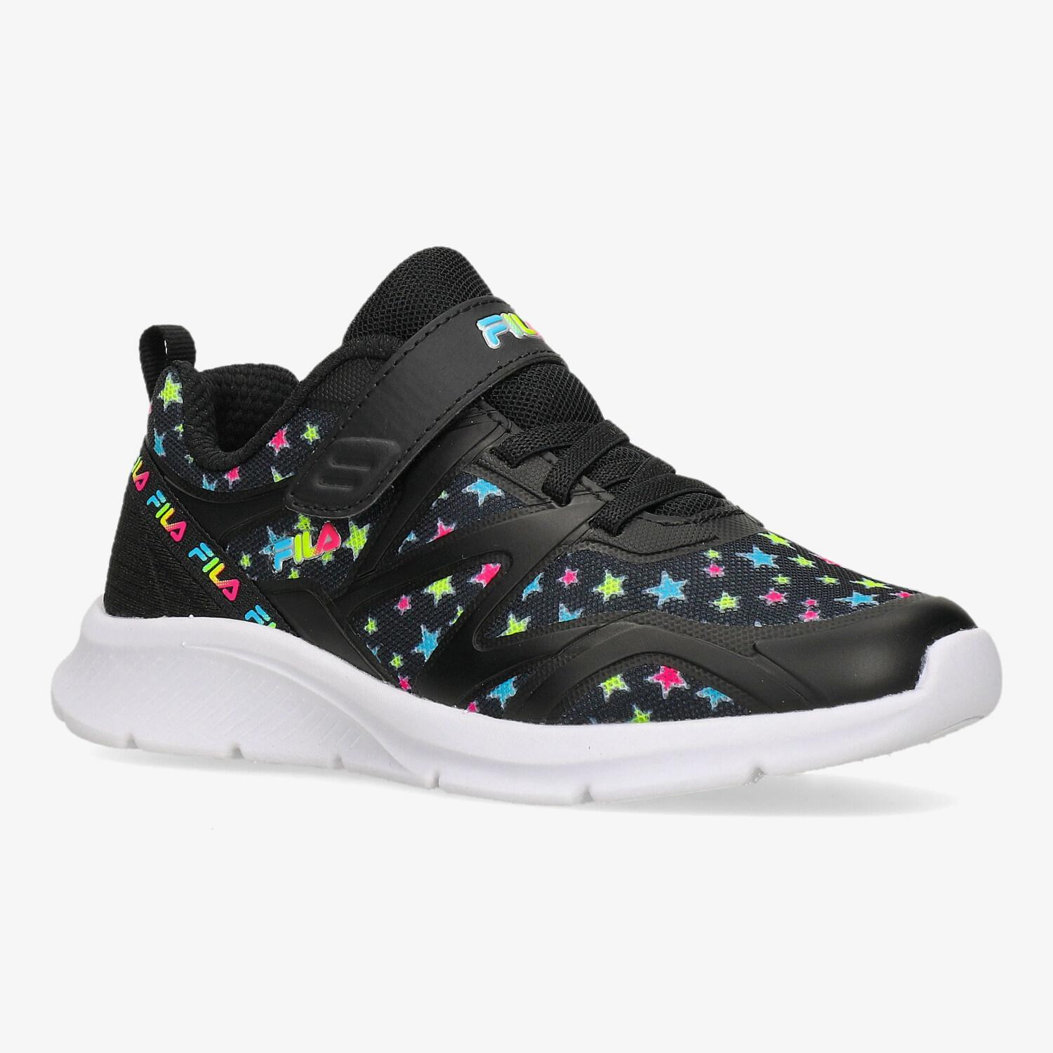 Fila Galaxia 5 Stars Zwart Sneakers Klittenband Meisjes