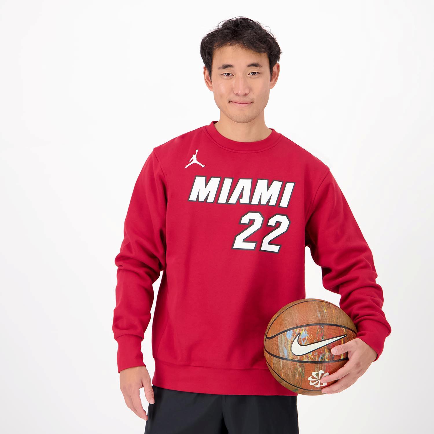 Nike J Butler Miami Heat Rood Trui Heren
