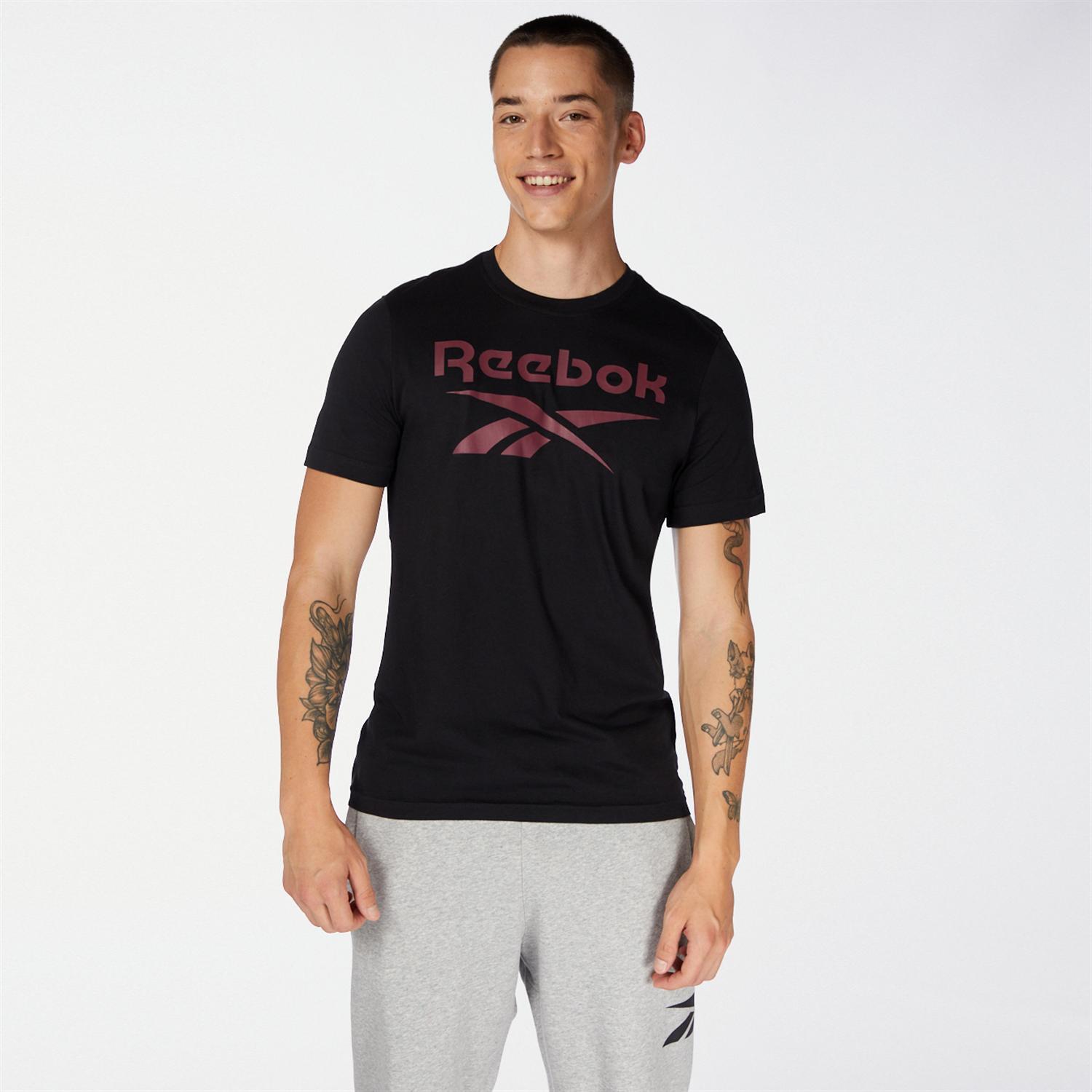 Reebok Biglogo Bordeaux T-shirt Heren
