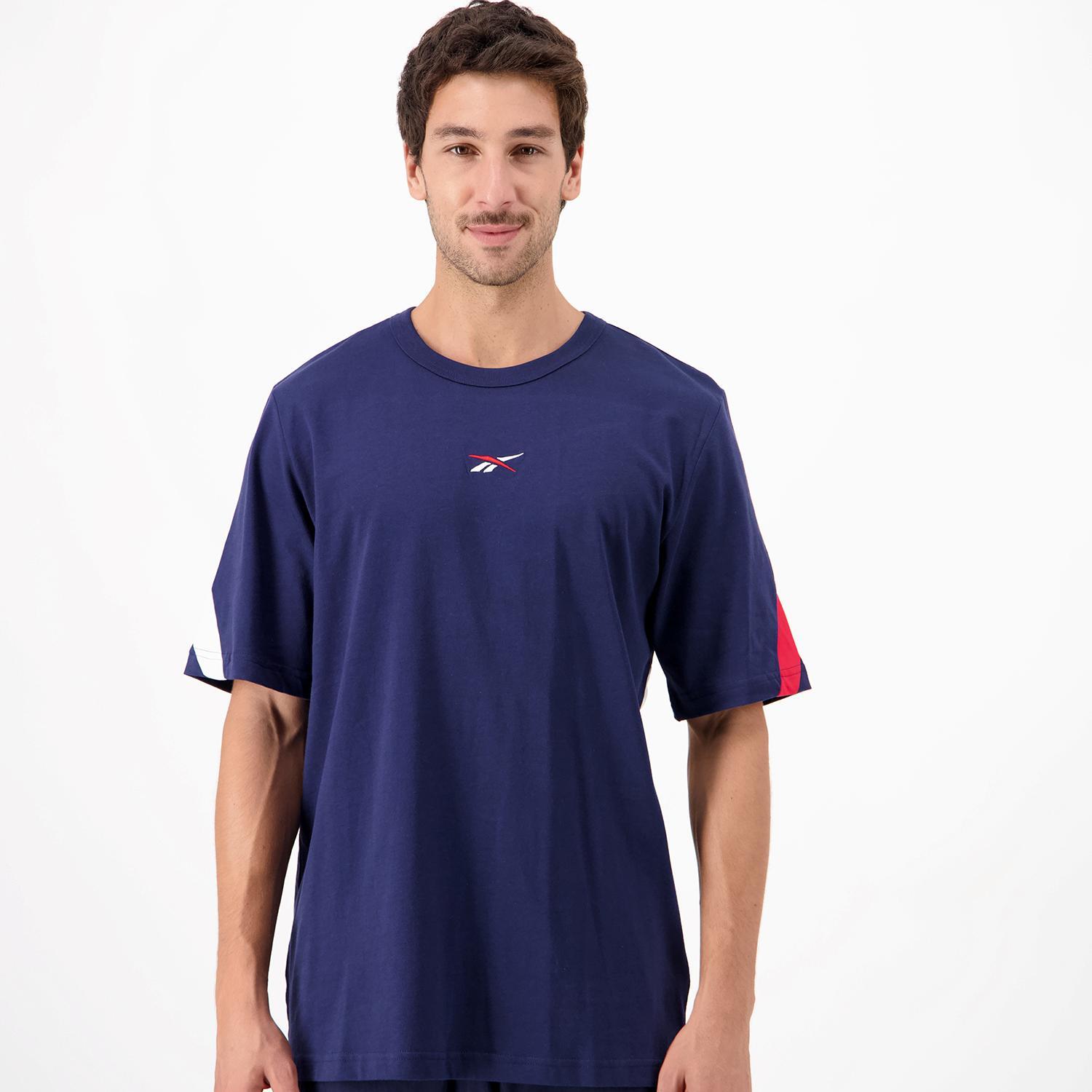 Reebok Vector Blauw T-shirt Heren