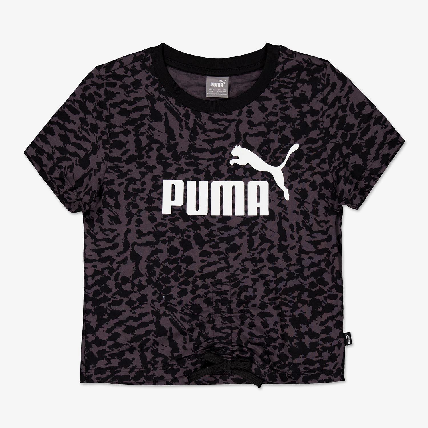  PUMA Camiseta con estampado amplificado para niño, Negro Puma :  Ropa, Zapatos y Joyería