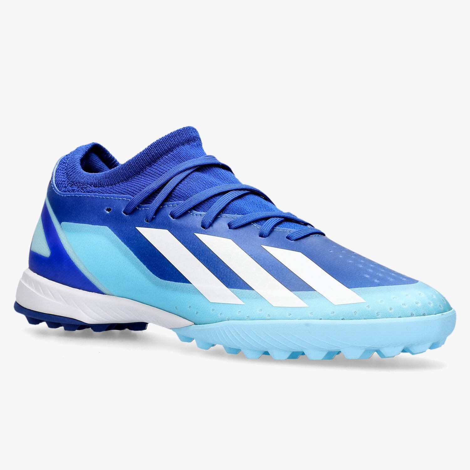 Adidas X Crazyfast 3 Marineblauw Turf Voetbalschoenen