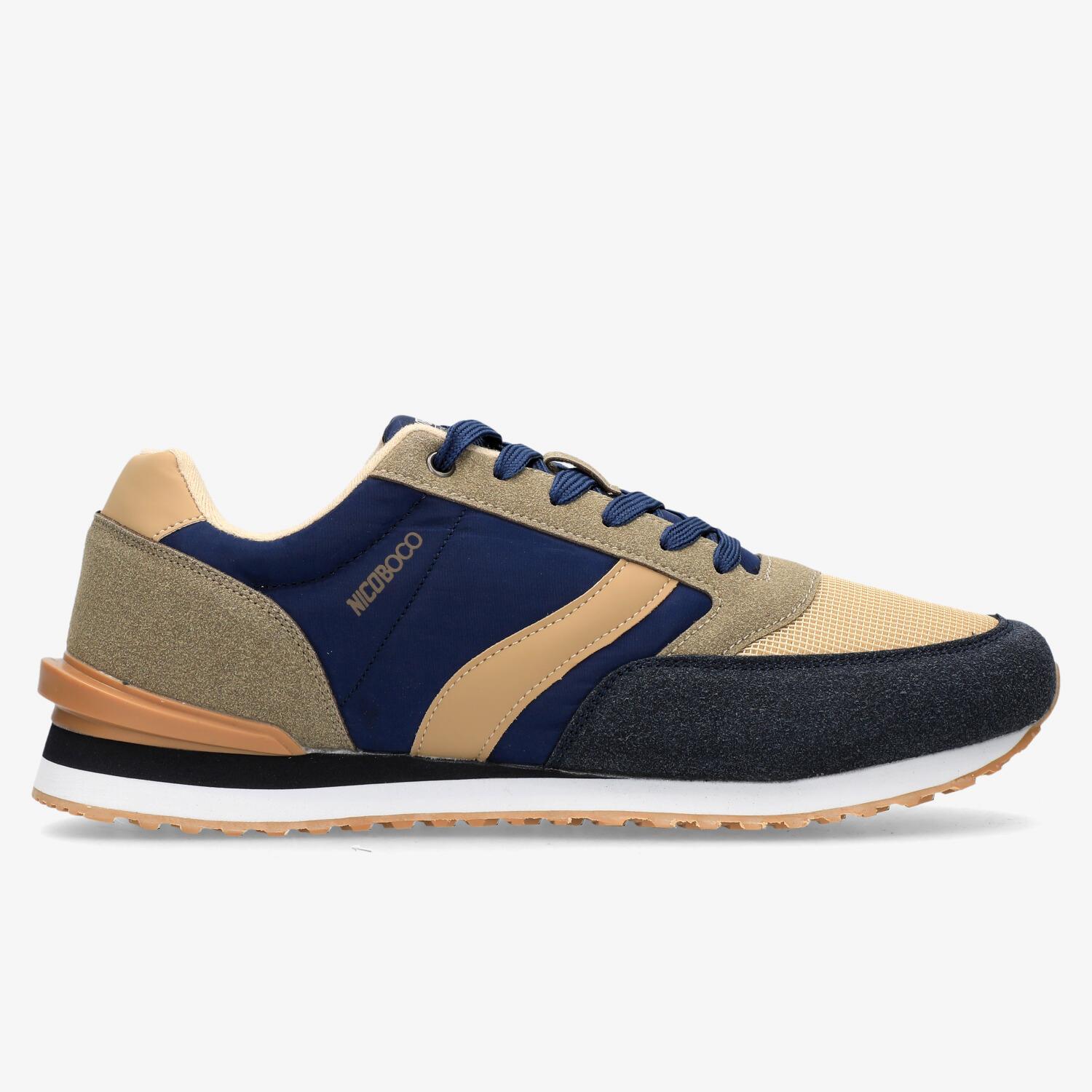 Nicoboco Vick Blauw Sneakers Heren