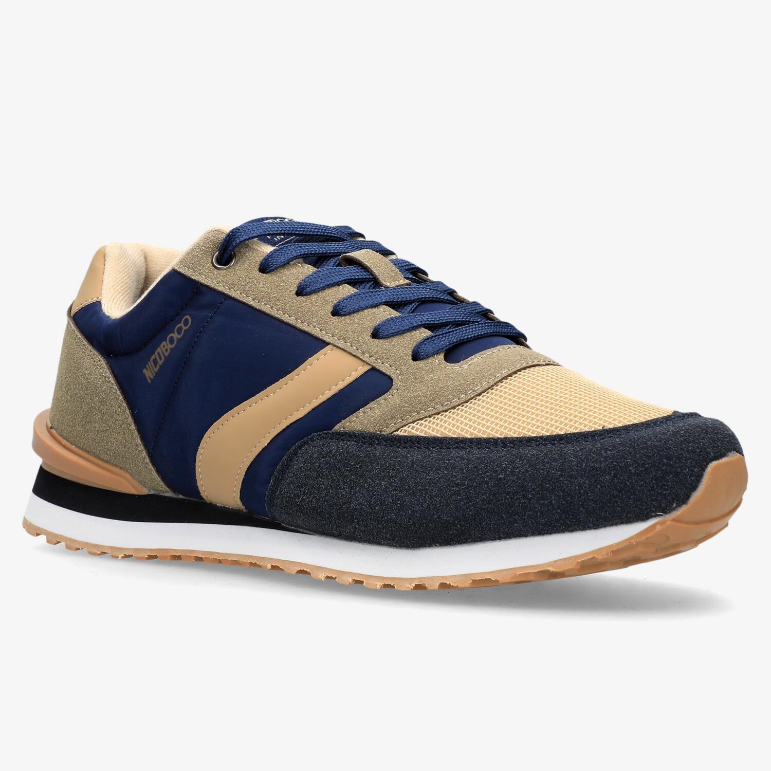 nicoboco Vick Blauw Sneakers Heren