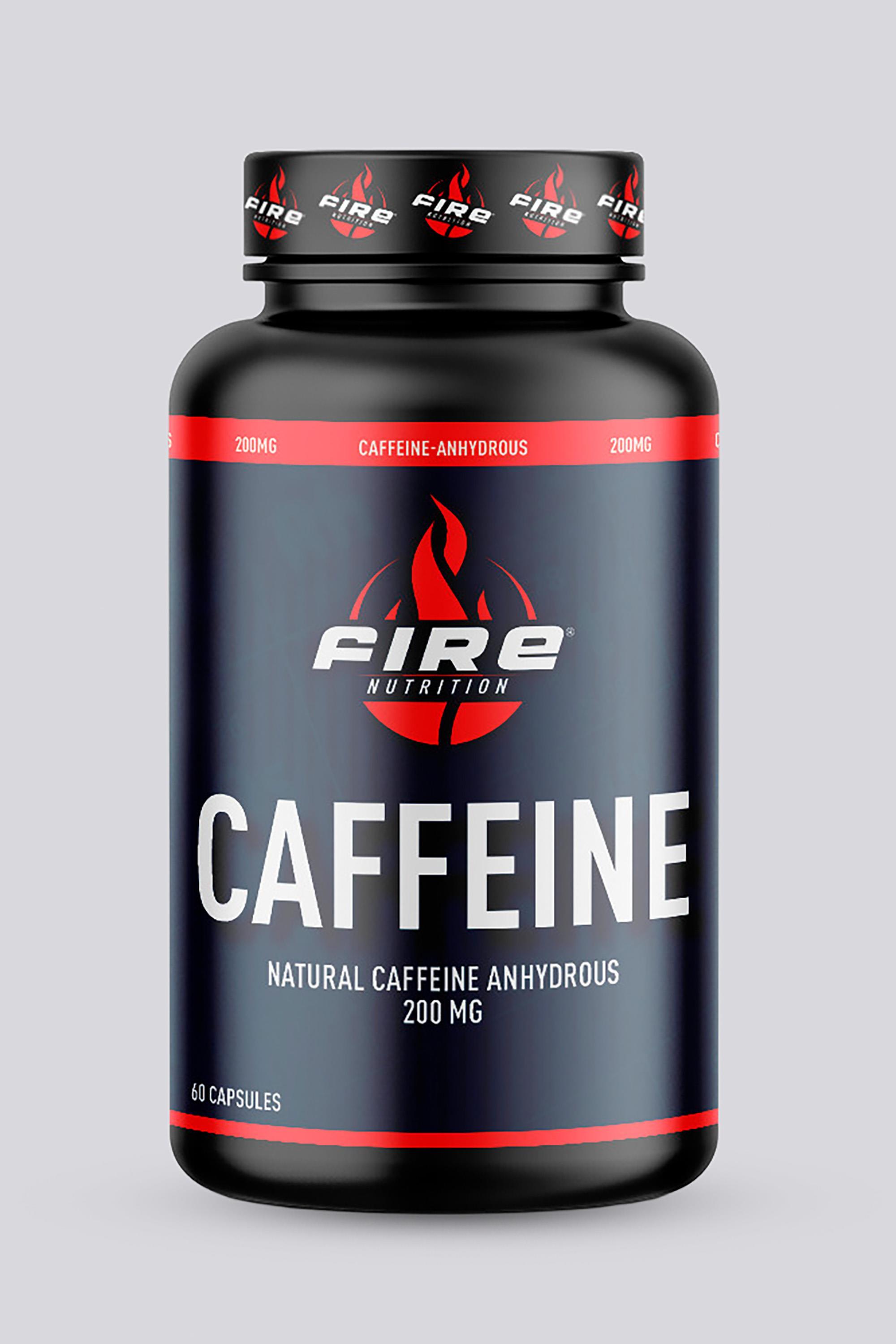 Fire Nutrition - Anhydrous Cafeína 60Caps 200Mg Tamanho T.u. Unisex Único