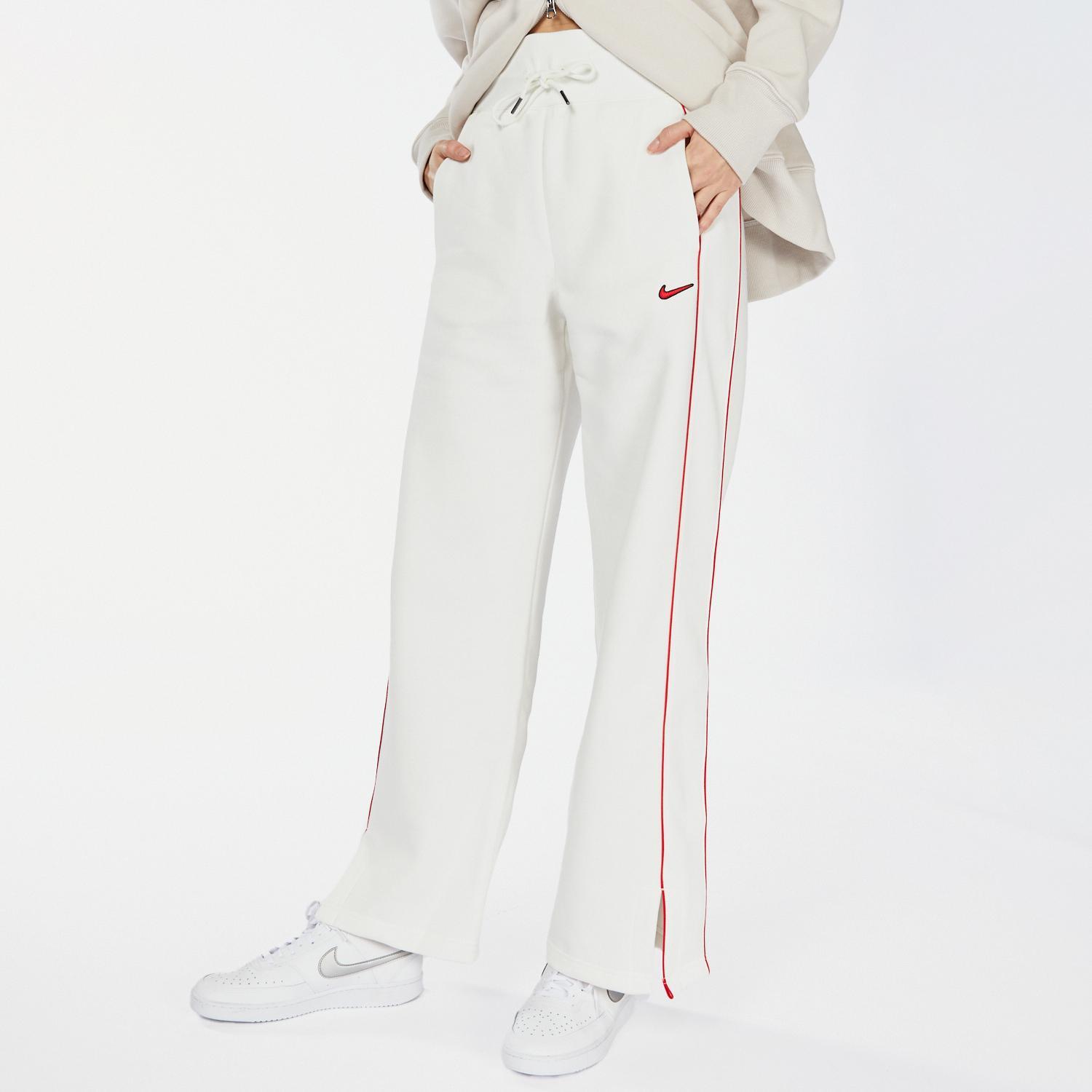 Small Logo - Blanco - Pantalón Ancho Mujer talla