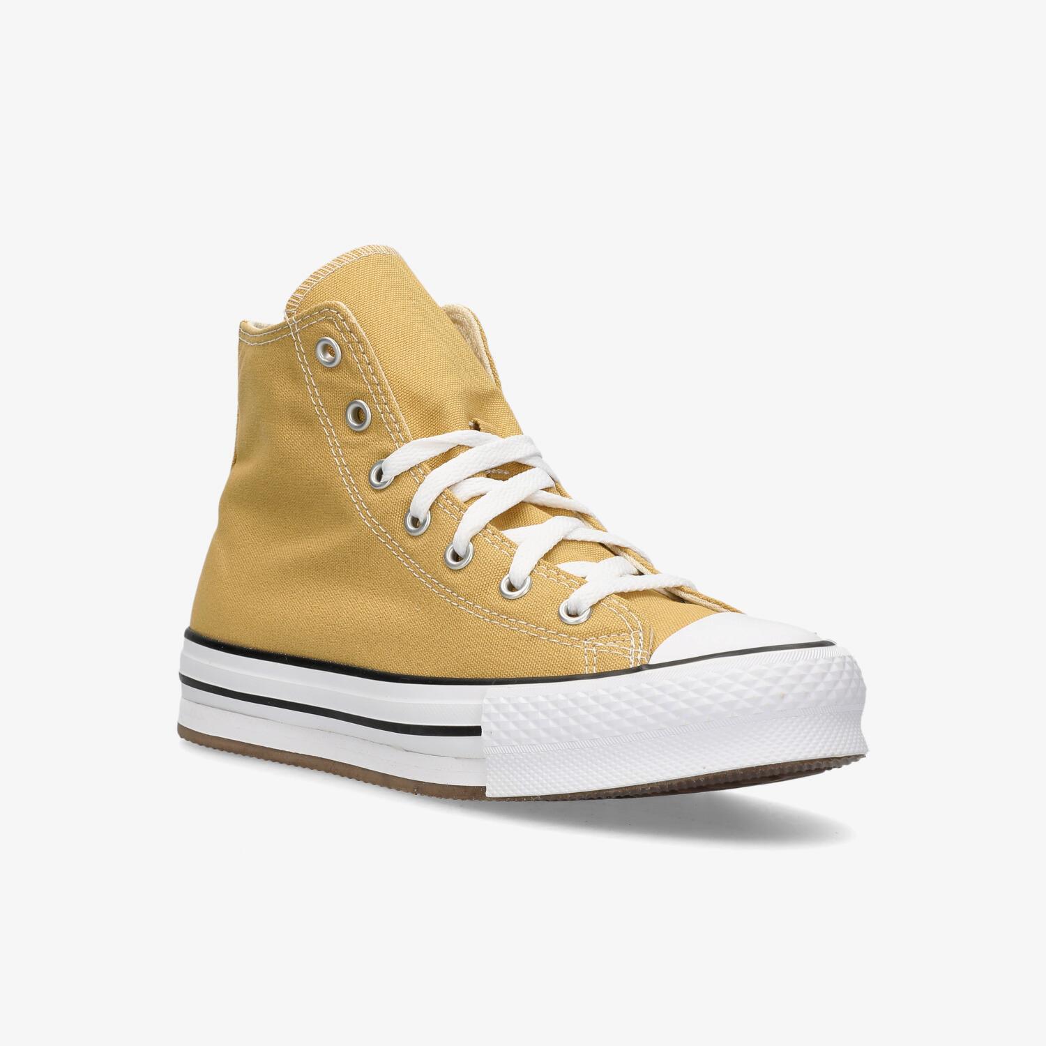 Converse Chuck Taylor Allstar Lift Geel Sneakers Meisjes