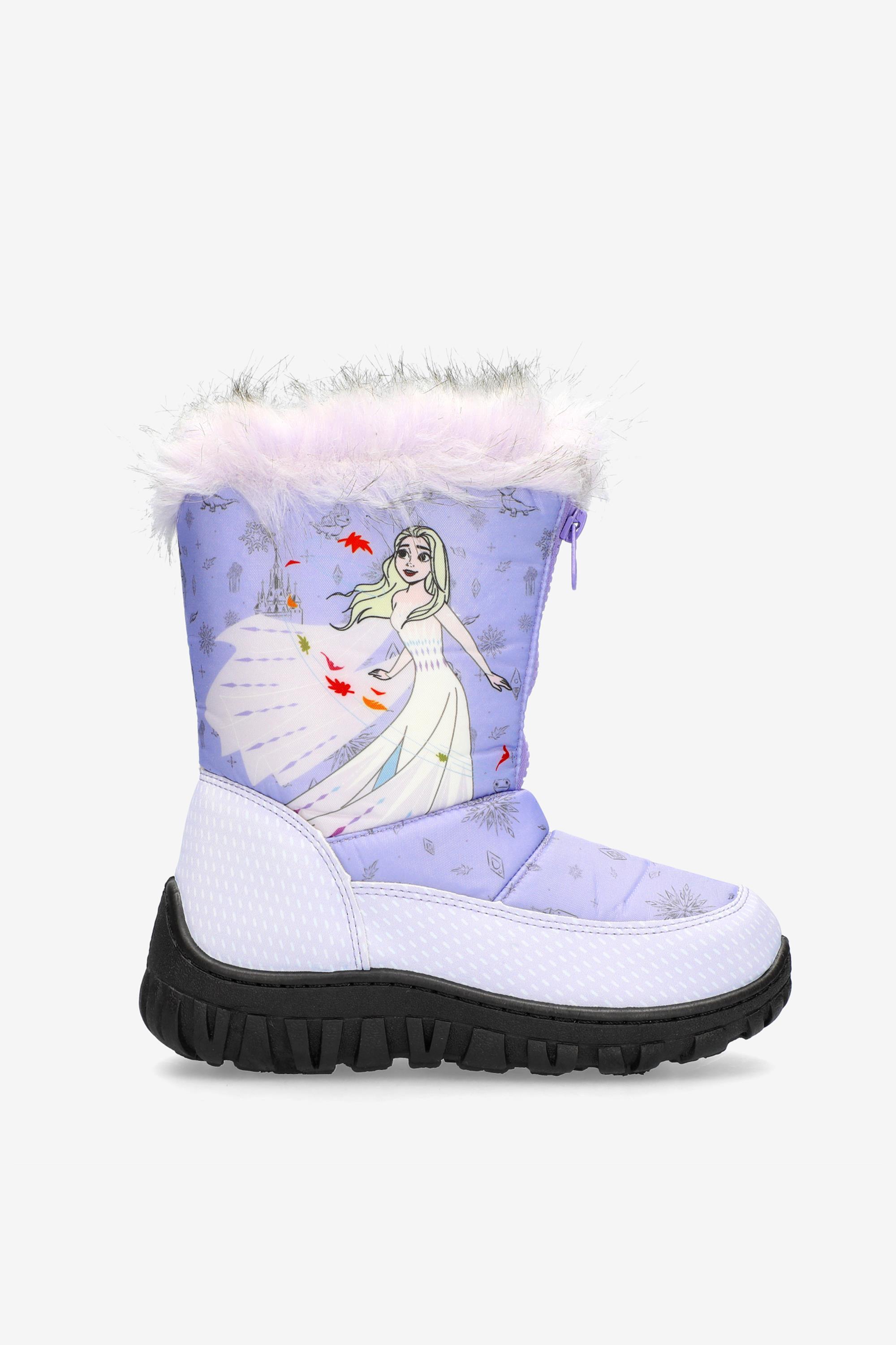 Disney Apreski Frozen Malva Botas Nieve Niña Talla 33