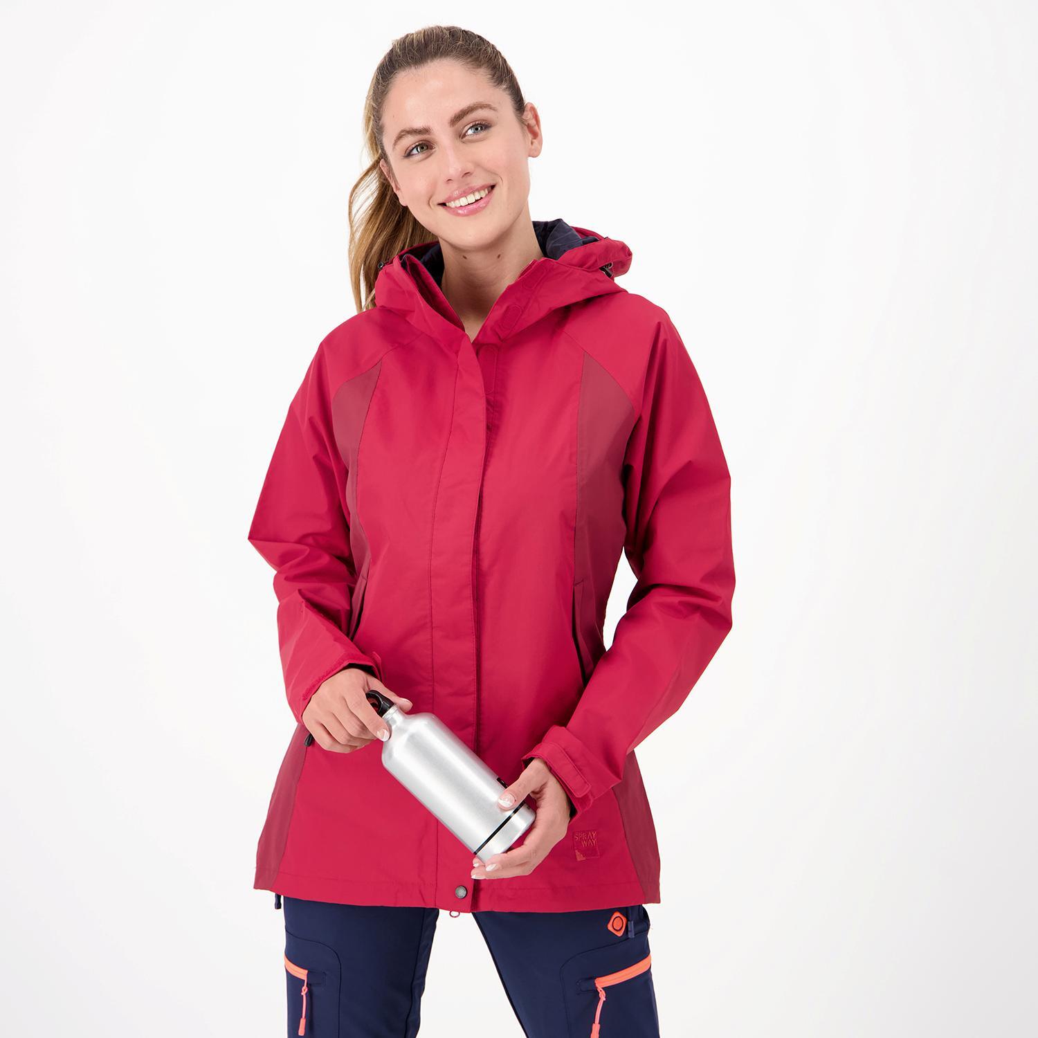 Sprayway Atlanta - Vermelho - Anorak Montanha Mulher tamanho XL