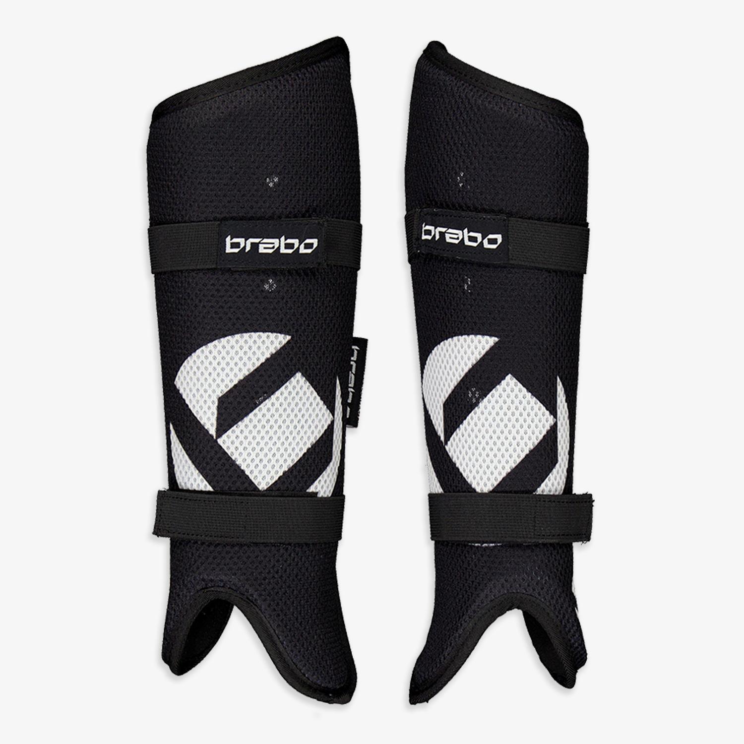 Brabo Shinguard F3 Mesh - Preto - Caneleiras Hóquei Júnior tamanho M