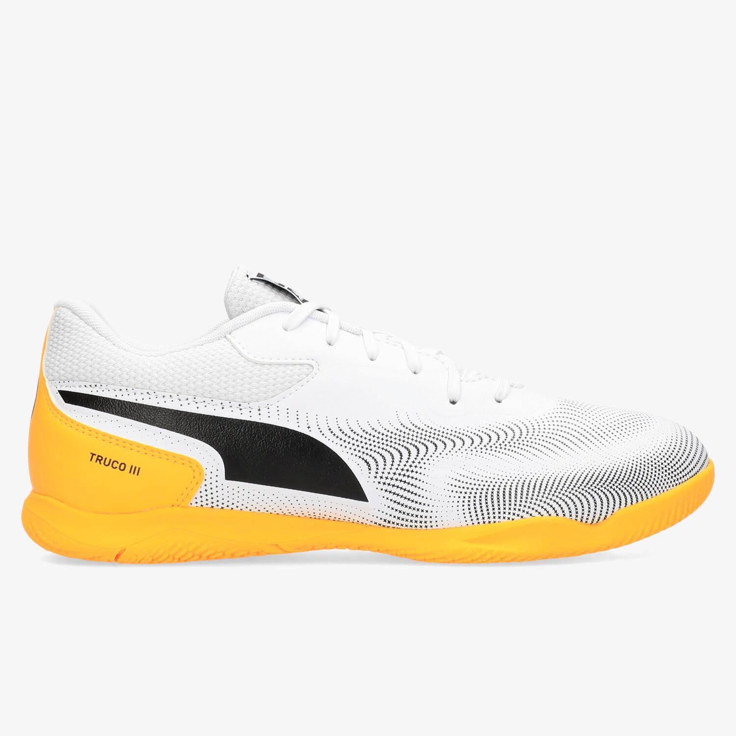 Puma Truco III - Branco - Sapatilhas Futsal Adulto tamanho 44