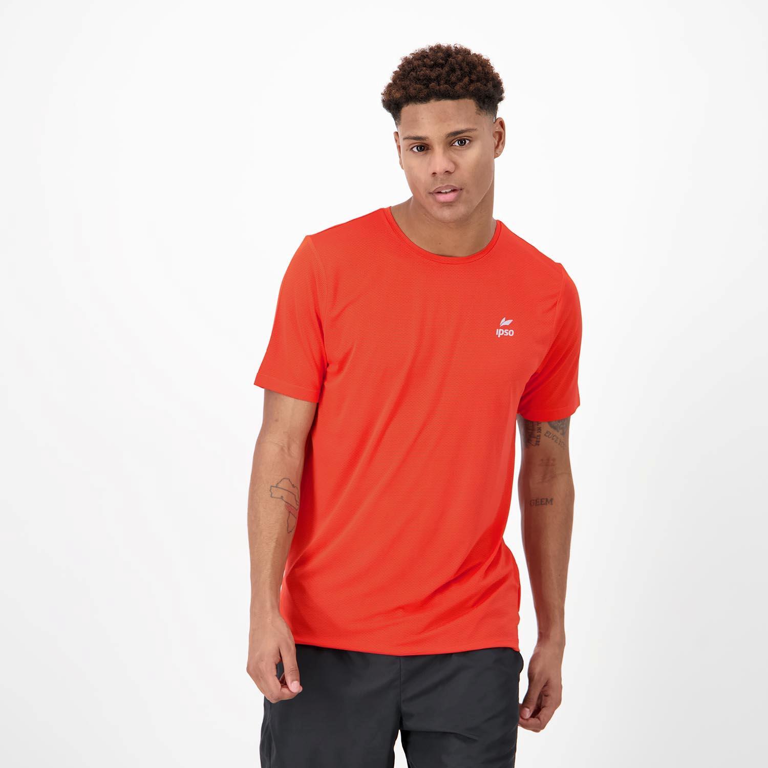 Camiseta Running Ipso - Rojo - Camiseta Hombre talla