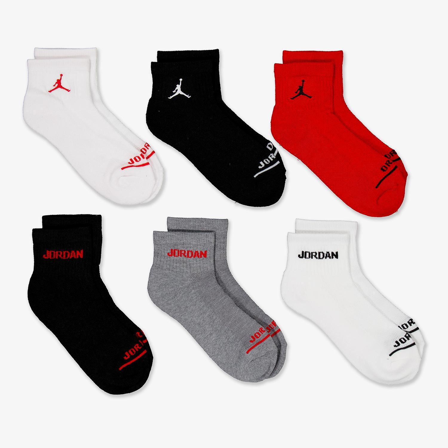 Nike Jordan Wit Sokken Kinderen