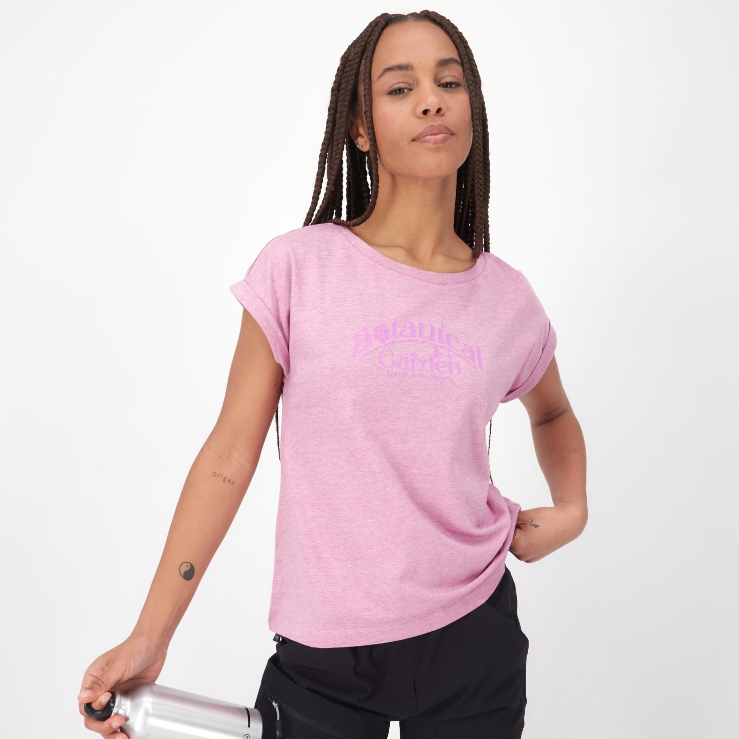 Camiseta Boriken - Rosa - Camiseta Trekking Mujer talla S