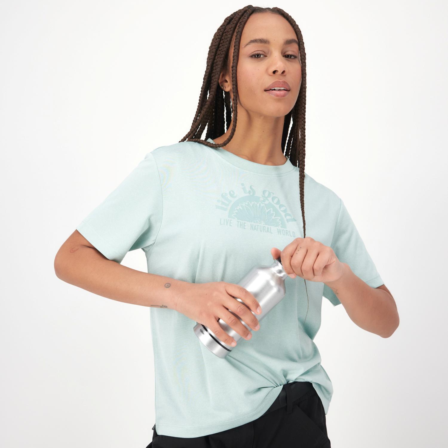 Camiseta Boriken - Celeste - Camiseta Trekking Mujer talla S