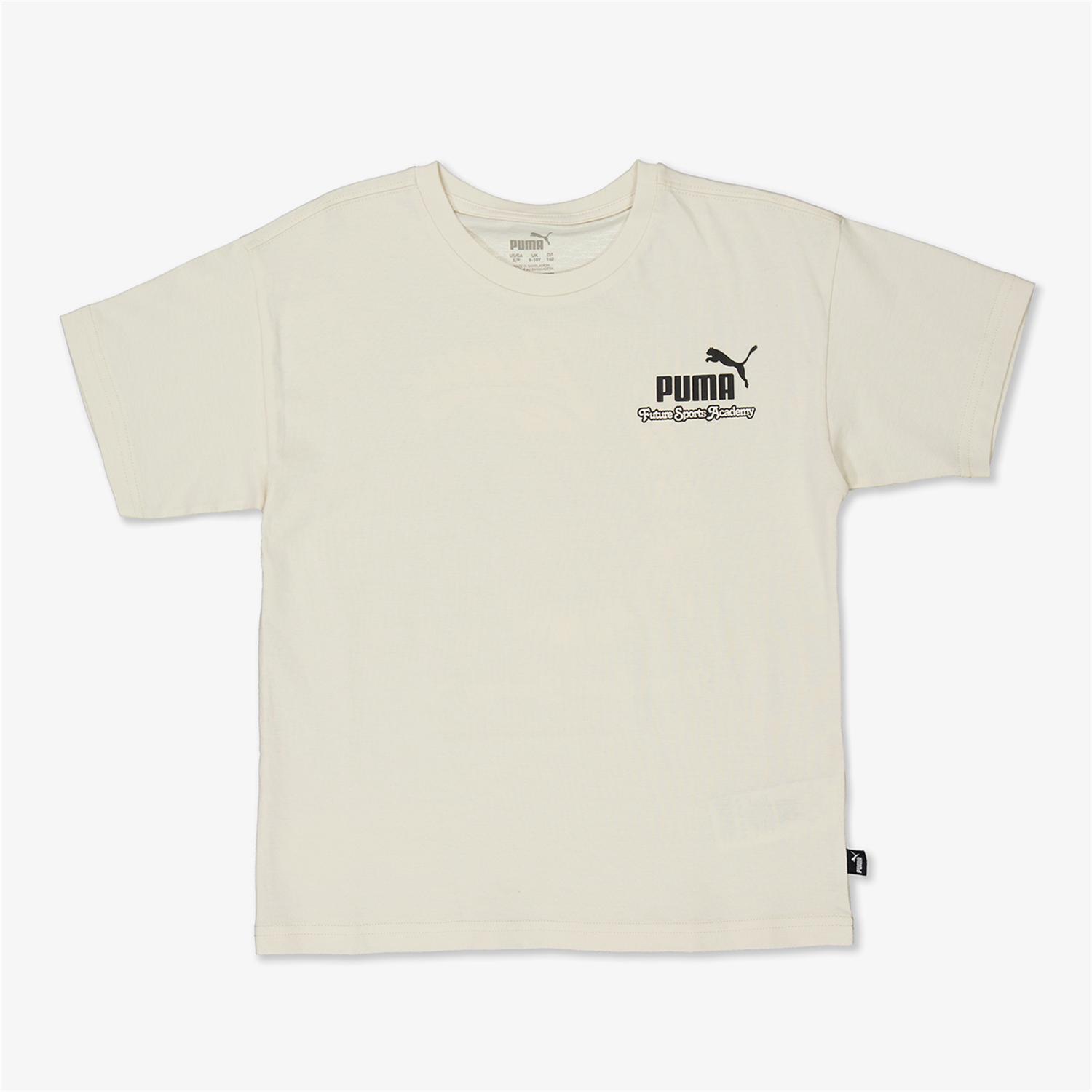 T-shirt Puma - Branco - T-shirt Rapaz tamanho 16