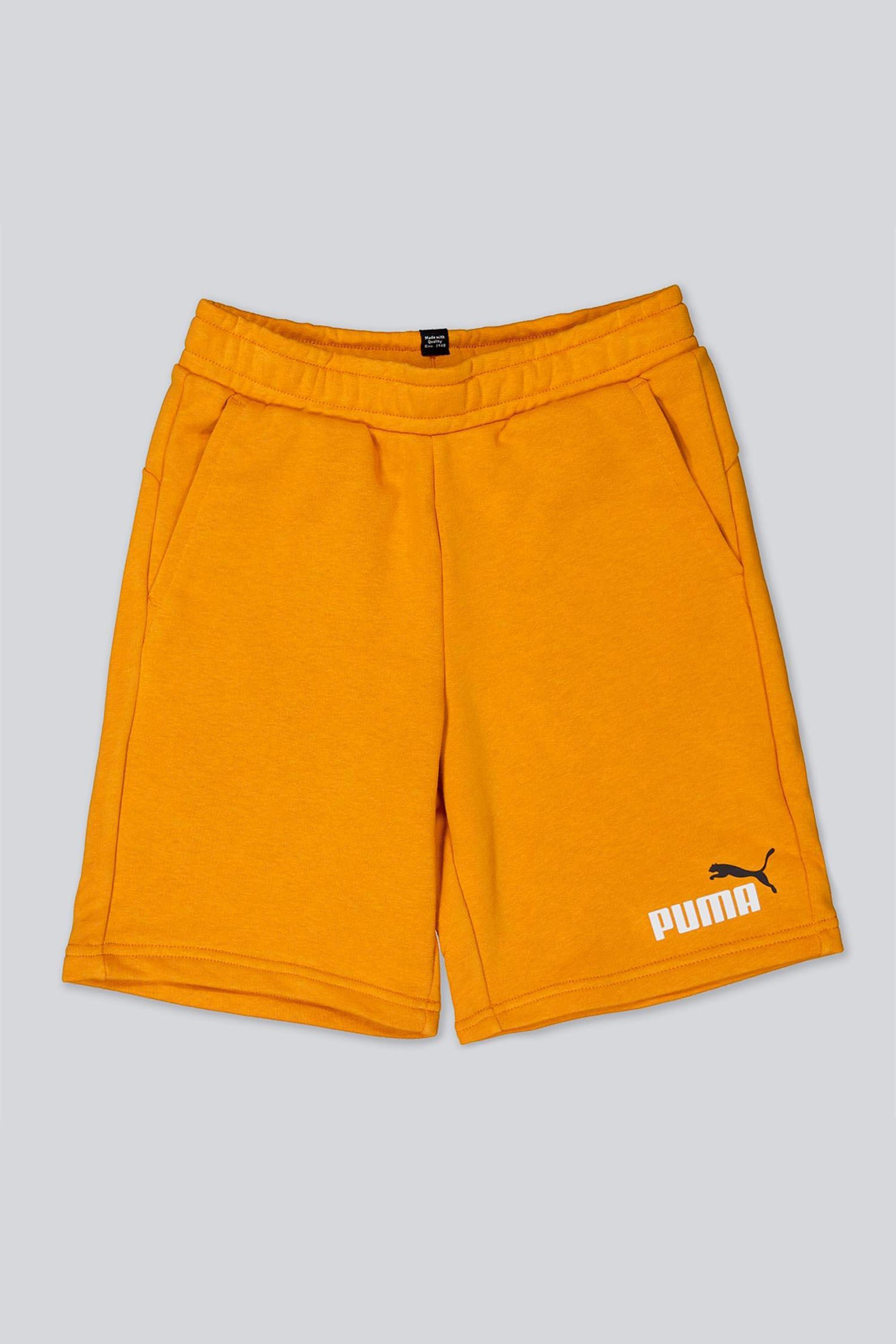 Pantalón Corto Puma - Naranja - Pantalón Chándal Niño talla 10