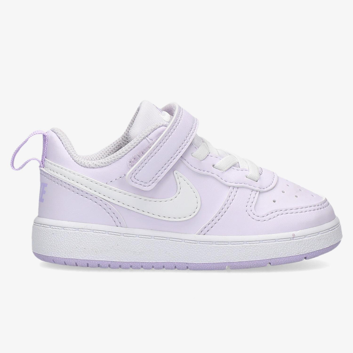 Nike Court Borough Low Recraft Malva Zapatillas Velcro Ni a