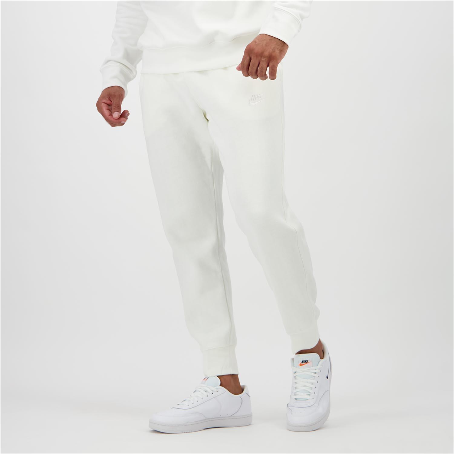 Nike Club - Blanco - Pantalón Chándal Hombre talla M