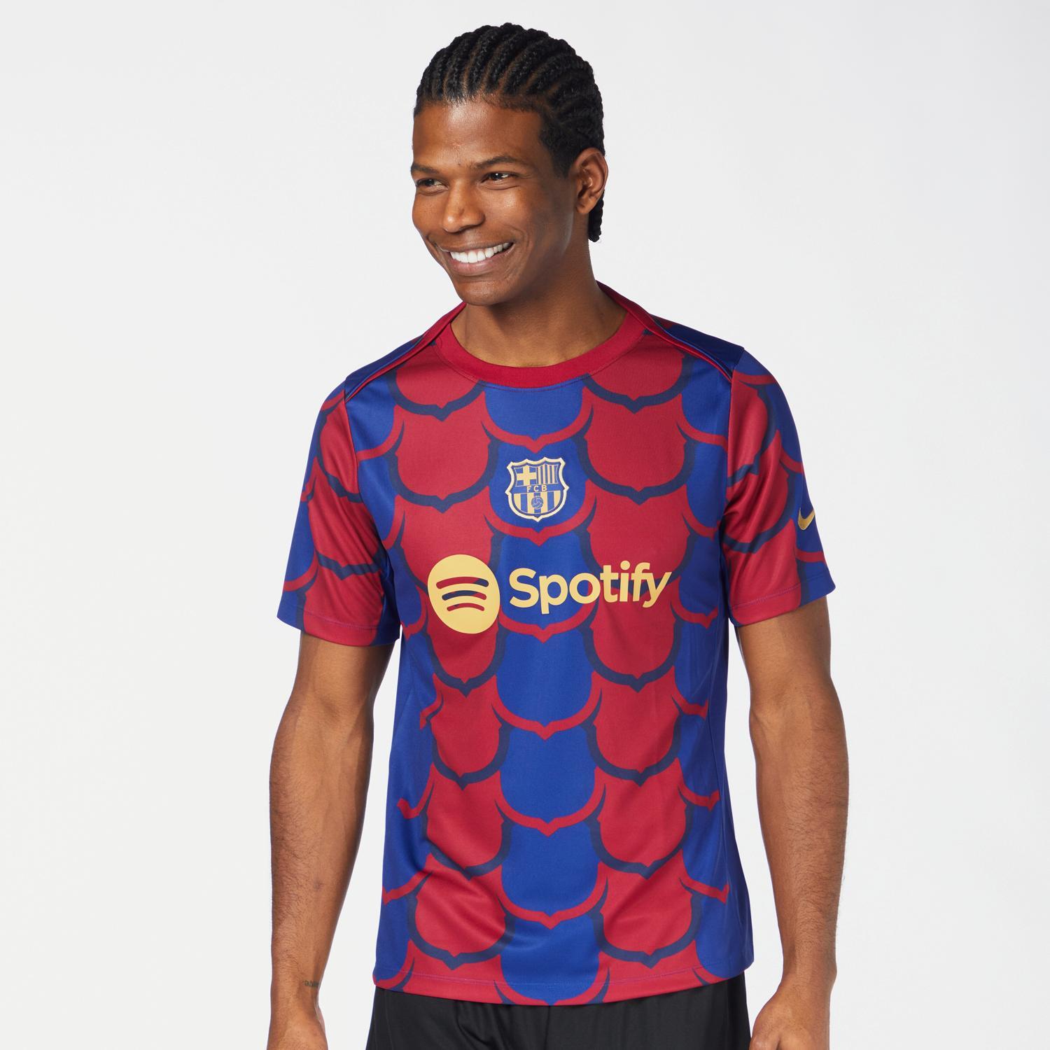 Camiseta FC Barcelona Prematch 23/24 - Azul - Fútbol Hombre talla M