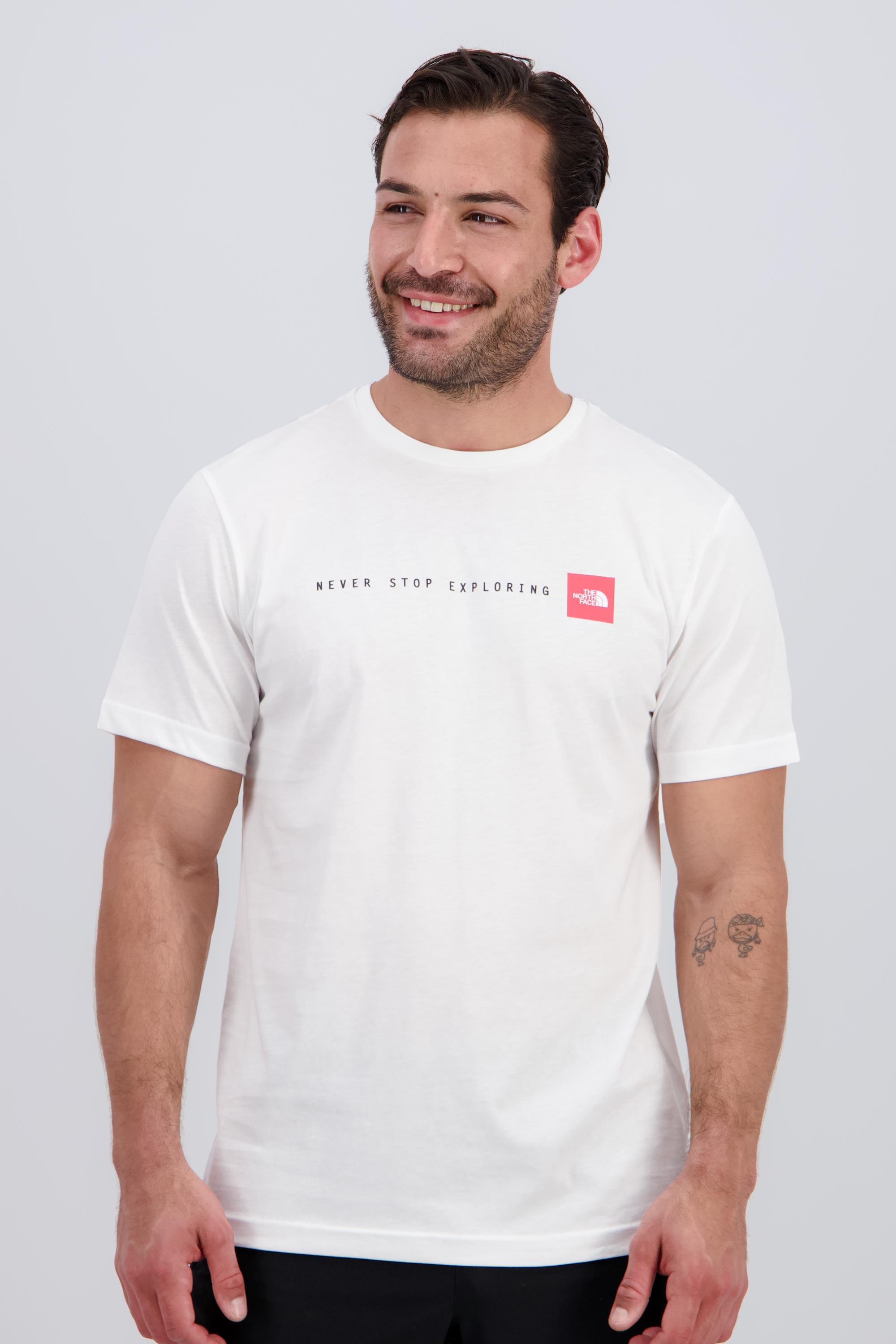 The North Face Never Stop - Blanco - Camiseta Montaña Hombre talla S