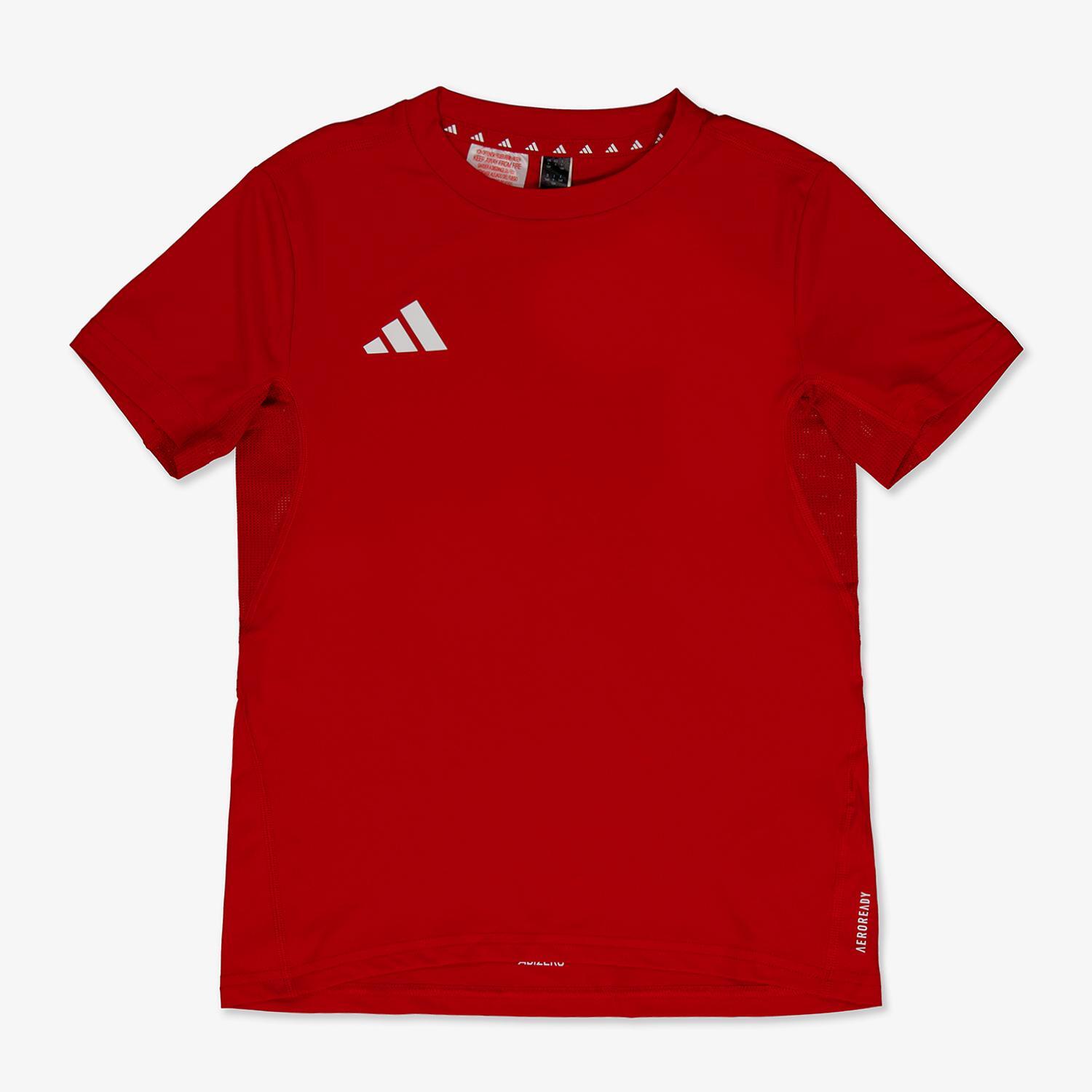 Camiseta Adidas Niño Performance Polo Roja