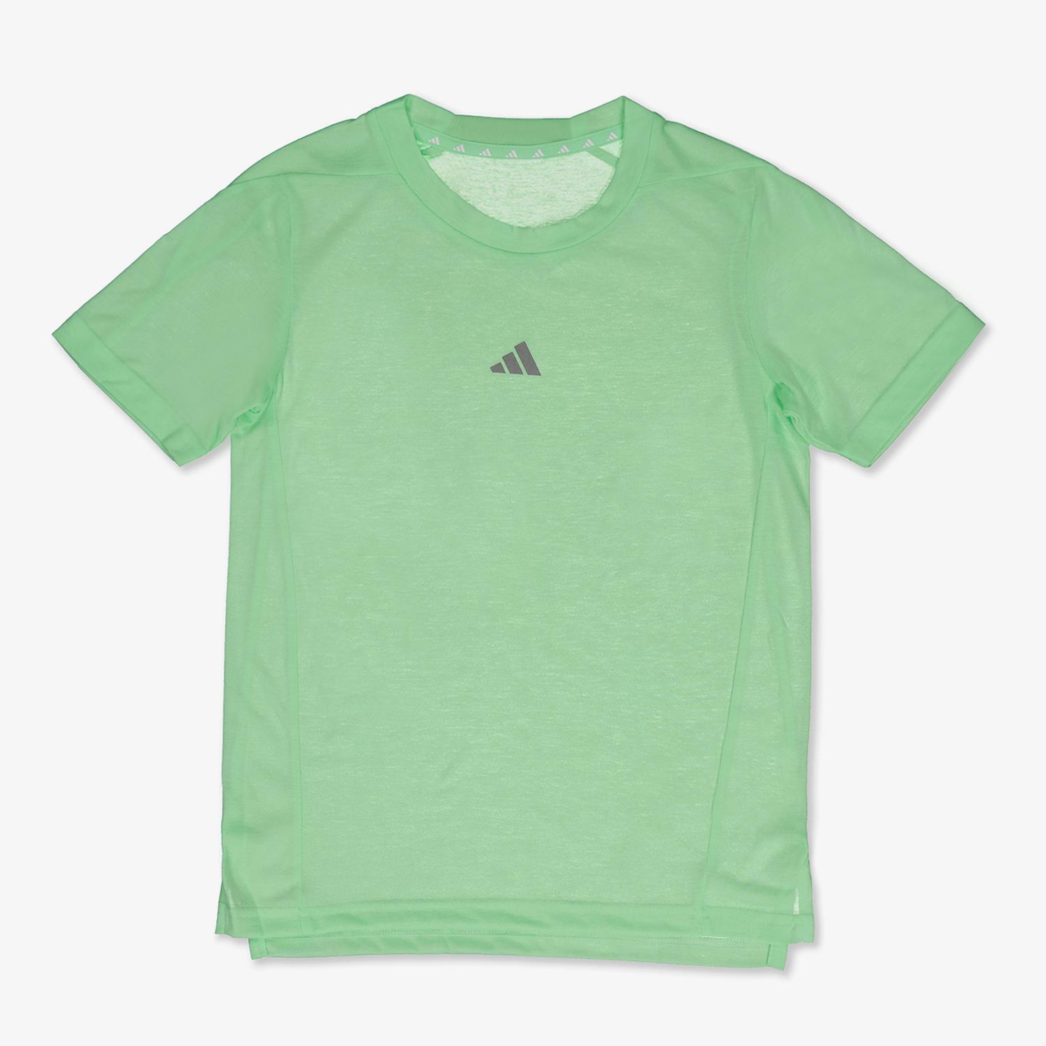 Camiseta adidas - Kaki - Camiseta Running Niño talla 12
