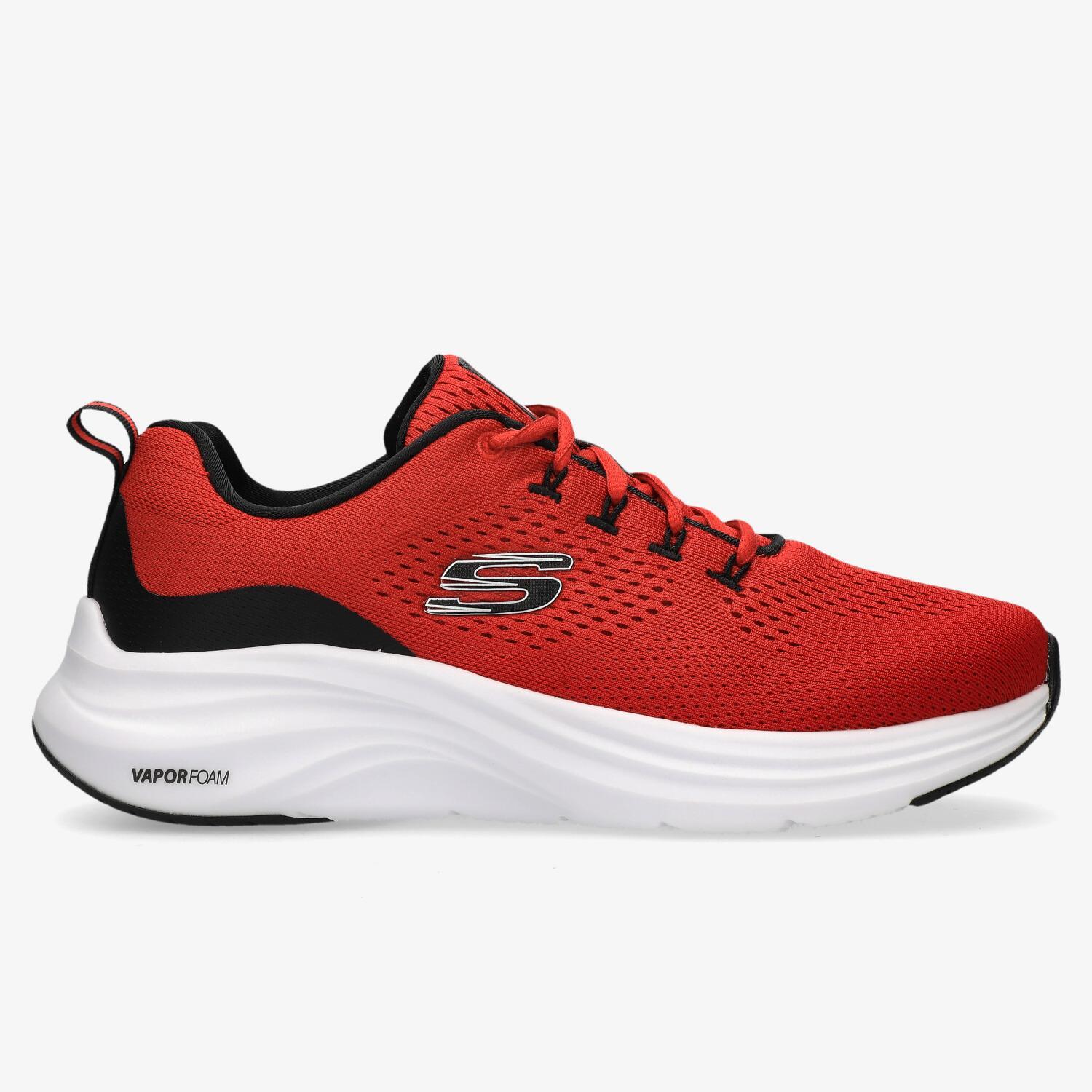 Zapatos skechers almacen outlet rojo