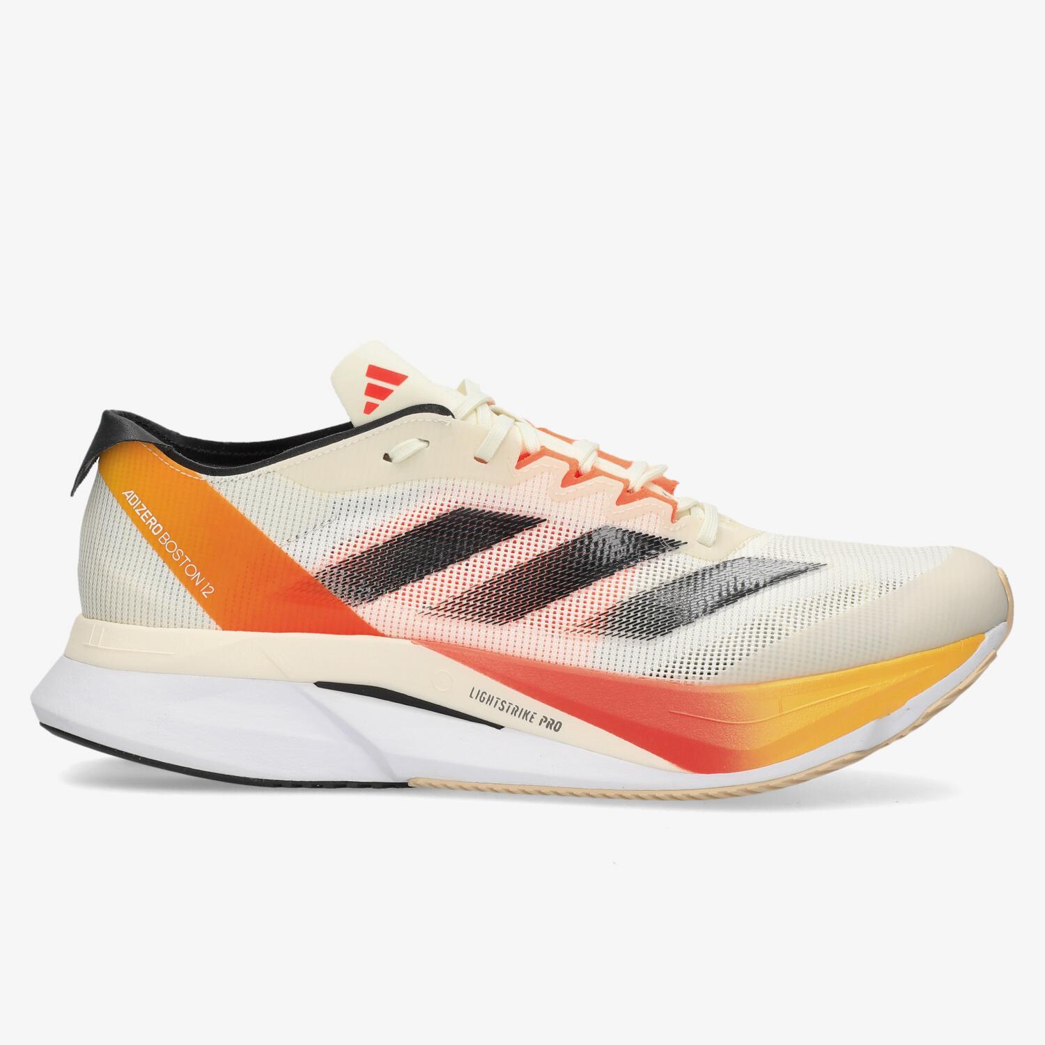 adidas Aizero Boston 12 - Blanco - Zapatillas Running Hombre talla 41.5