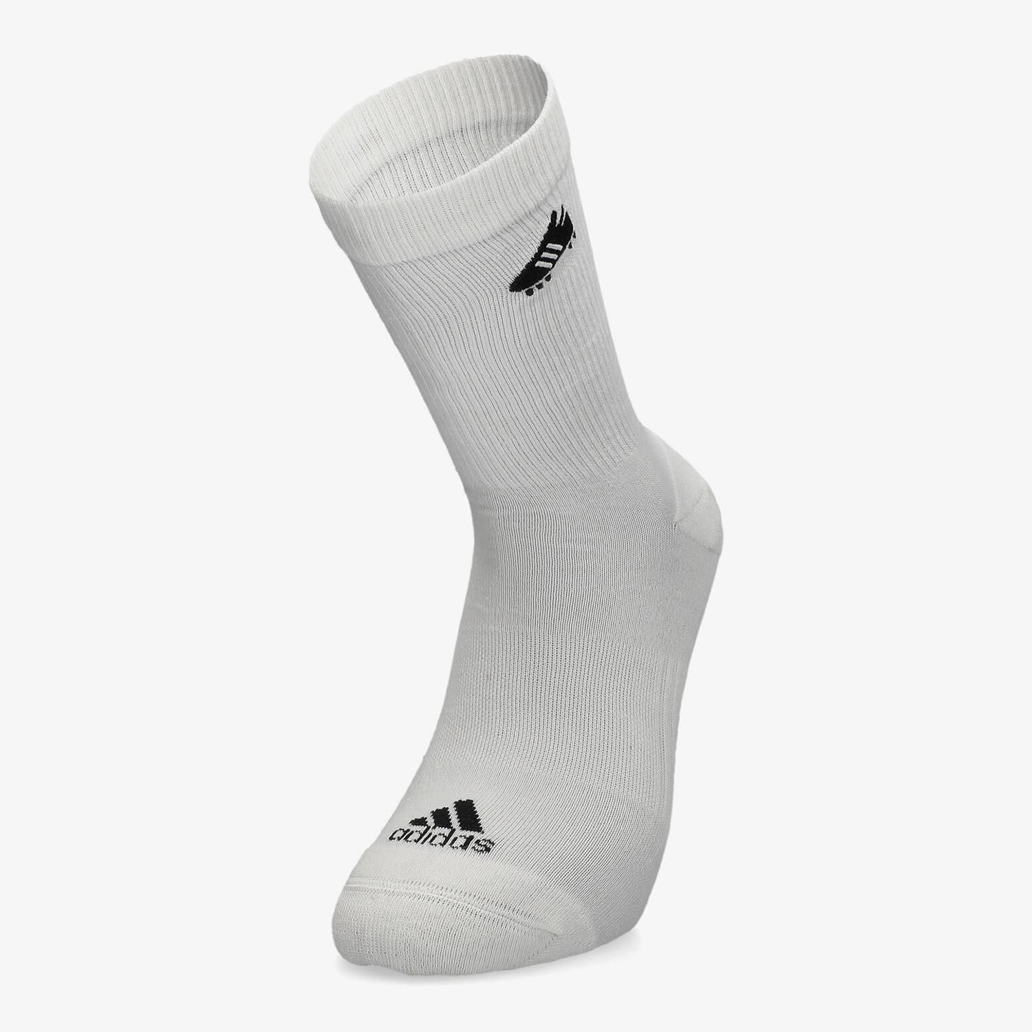 adidas Boot Sock - Blanco - Calcetines Unisex talla S