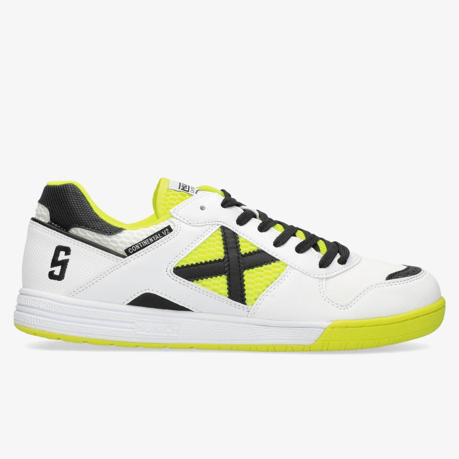 Munich Continental V2 - Blanco - Zapatillas Fútbol Sala talla 40