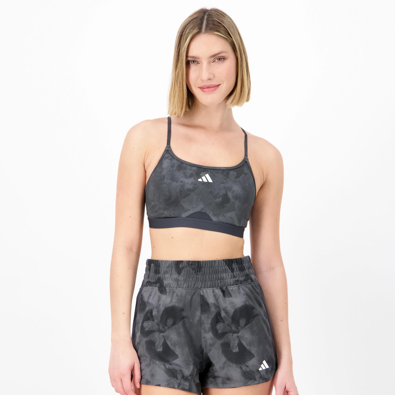 Top adidas - Gris - Sujetador Deportivo Mujer talla XS