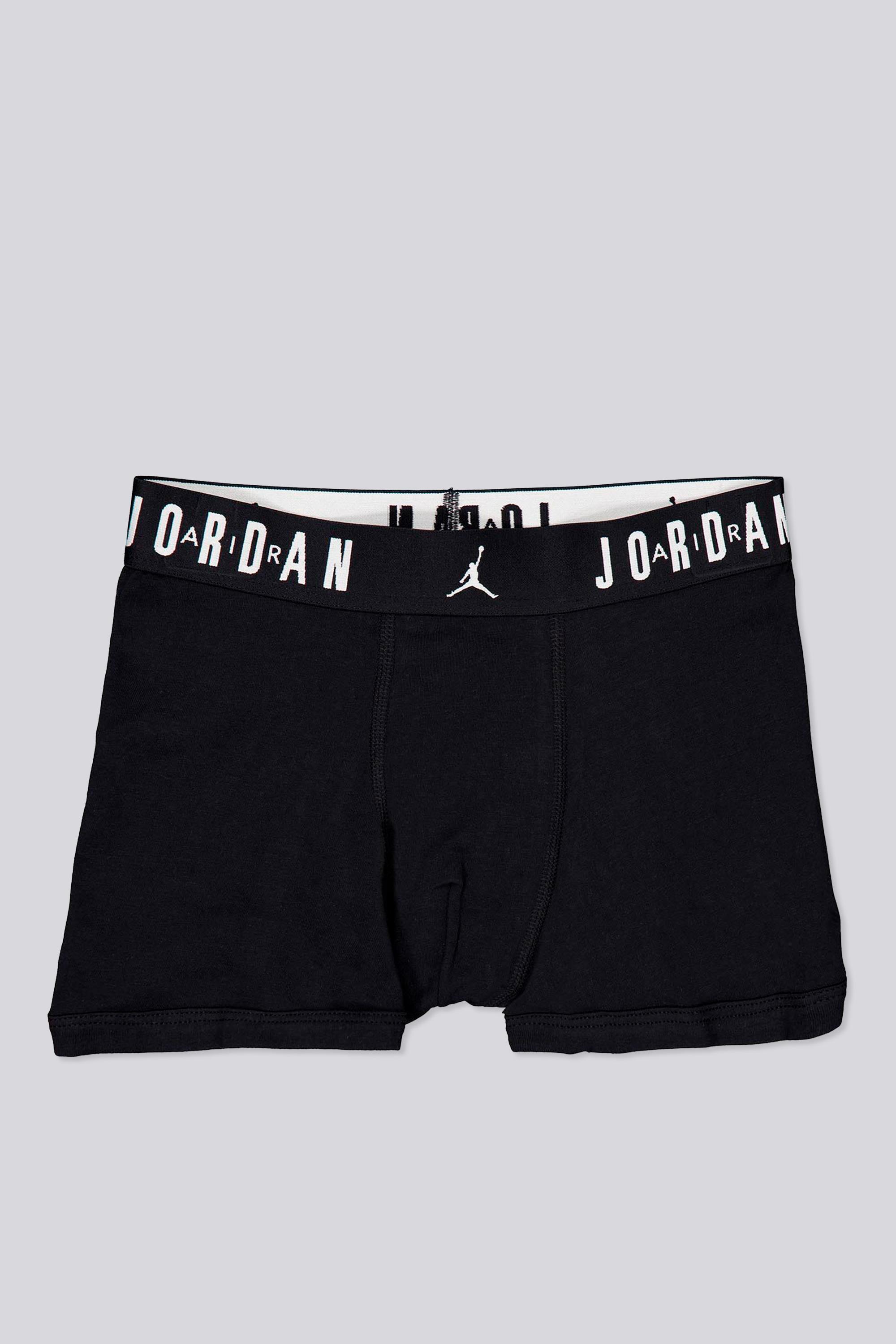 Pack 3 Bóxers Niño Jordan Flight Negros talla M