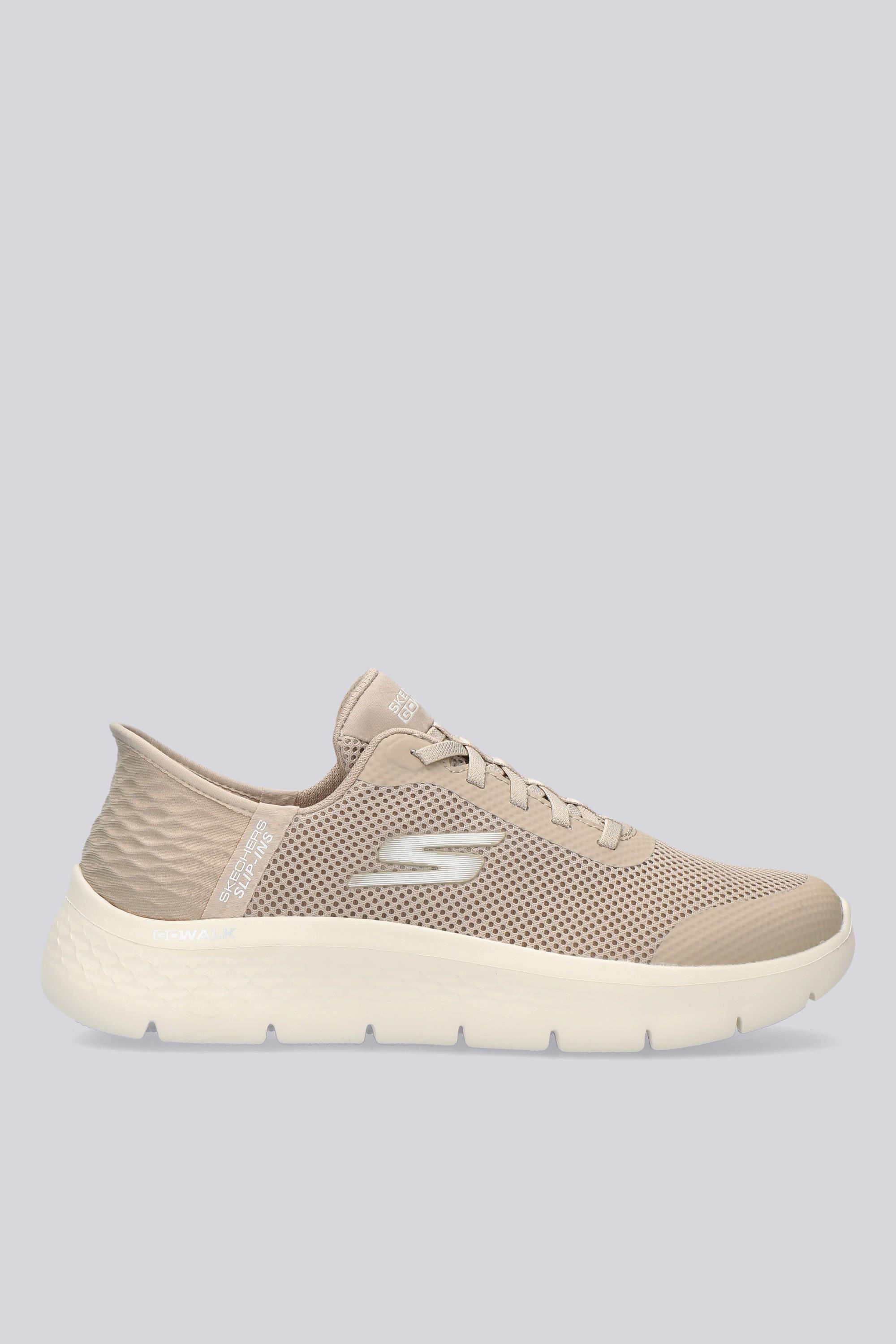 Skechers Go Walk Flex - Taupe - Zapatillas Slips-Ins Mujer MKP