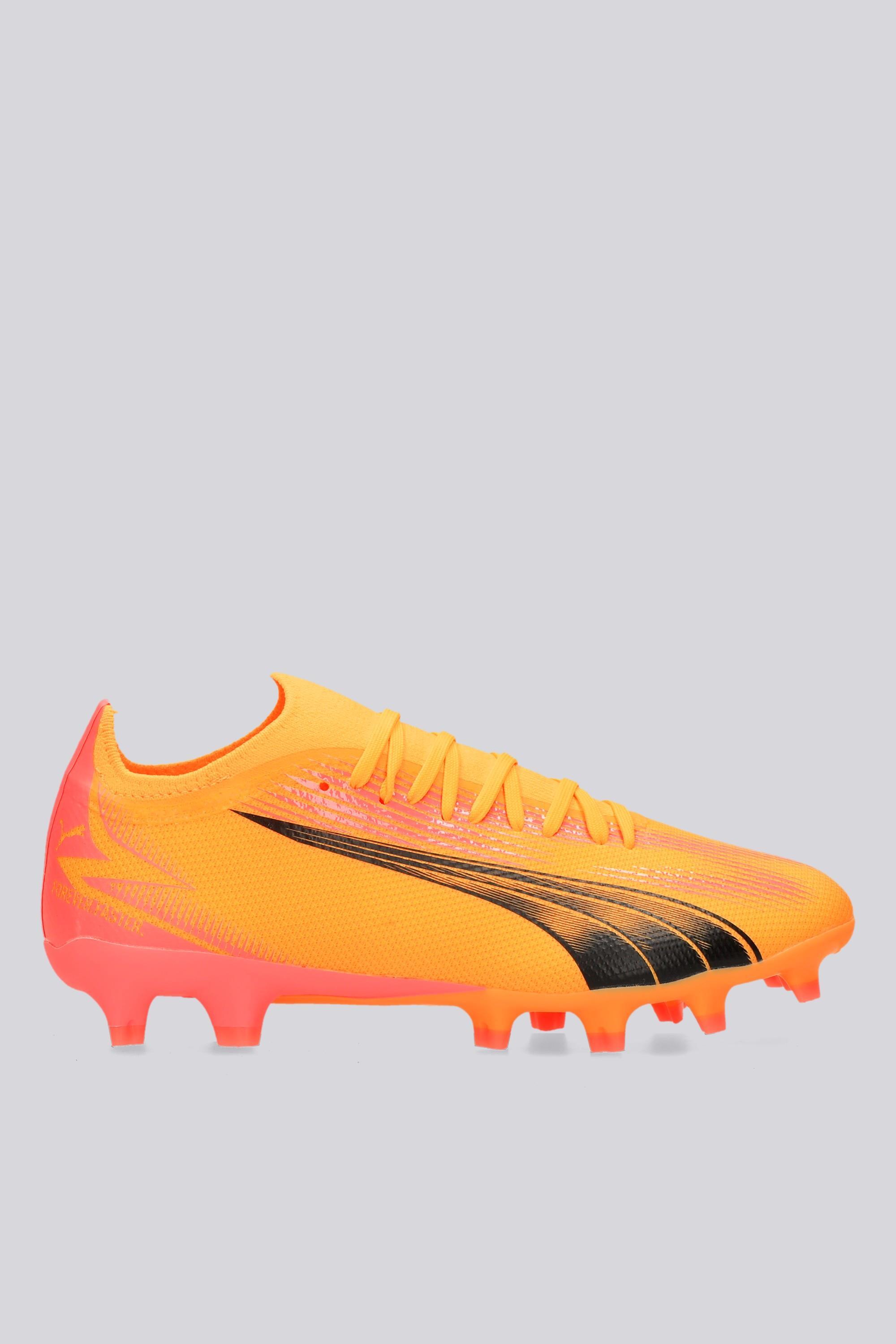 Botas Fútbol Mujer Puma Ultra Match FG Amarillas