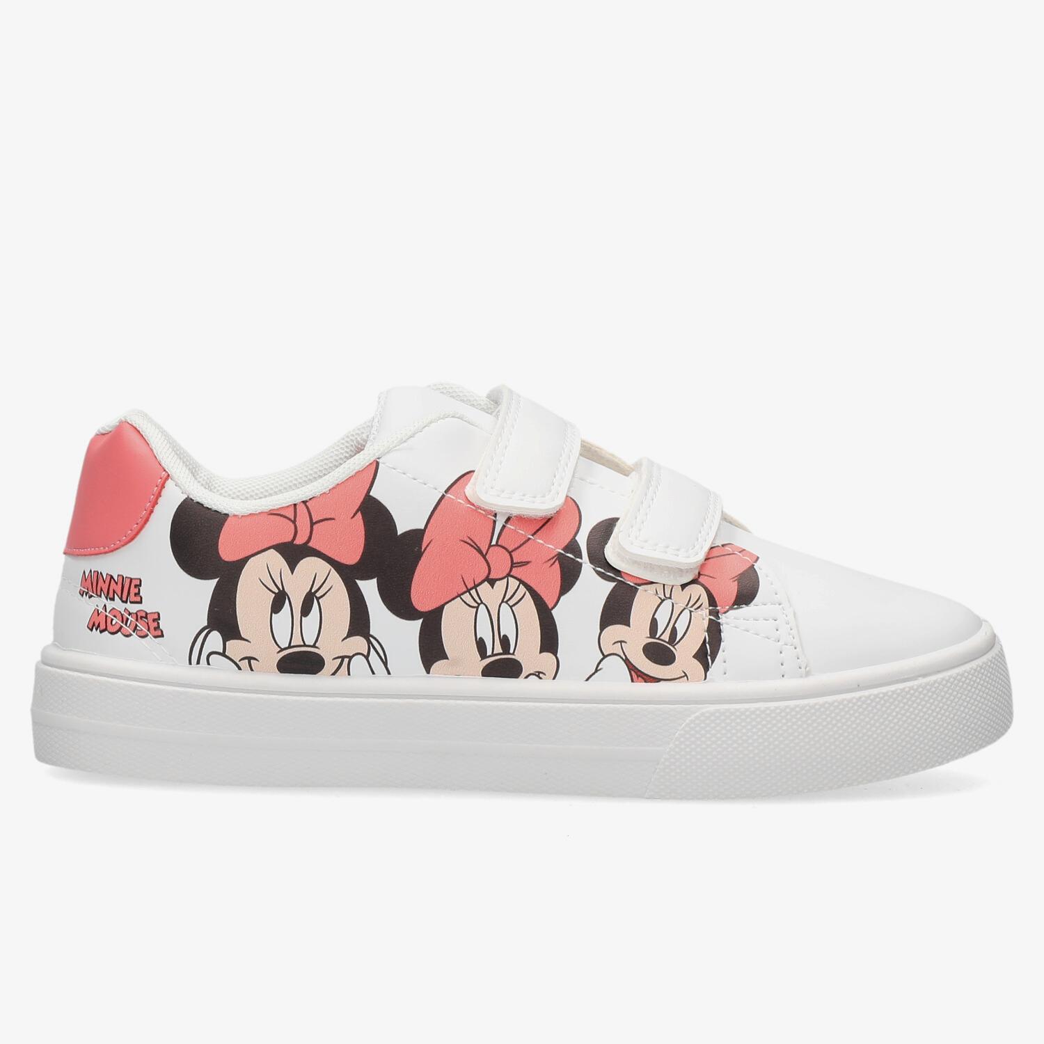 Zapatillas Minnie - Blanco - Zapatillas Velcro Niña Disney talla 29